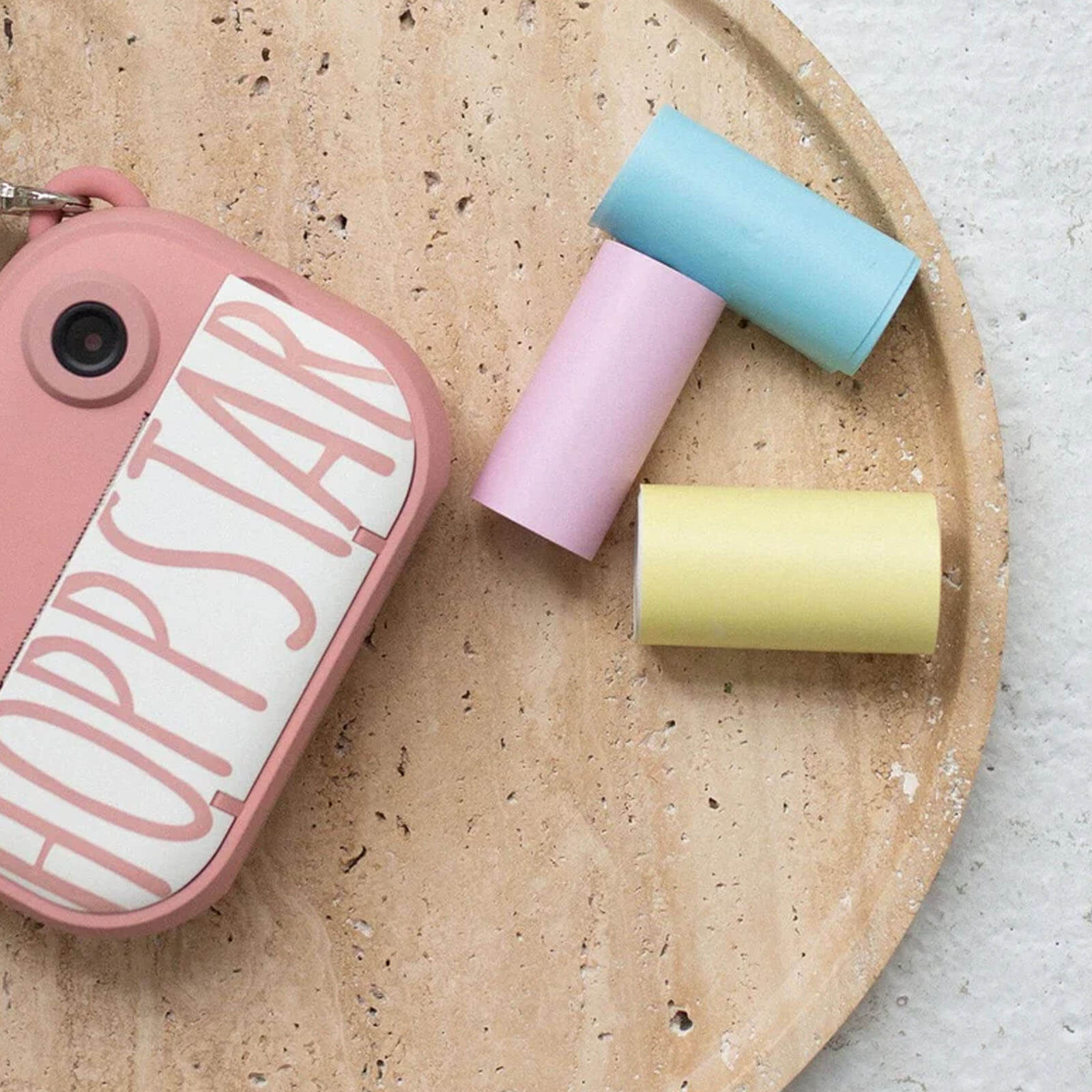 3 Paper Rolls Refills - Pastel Colours