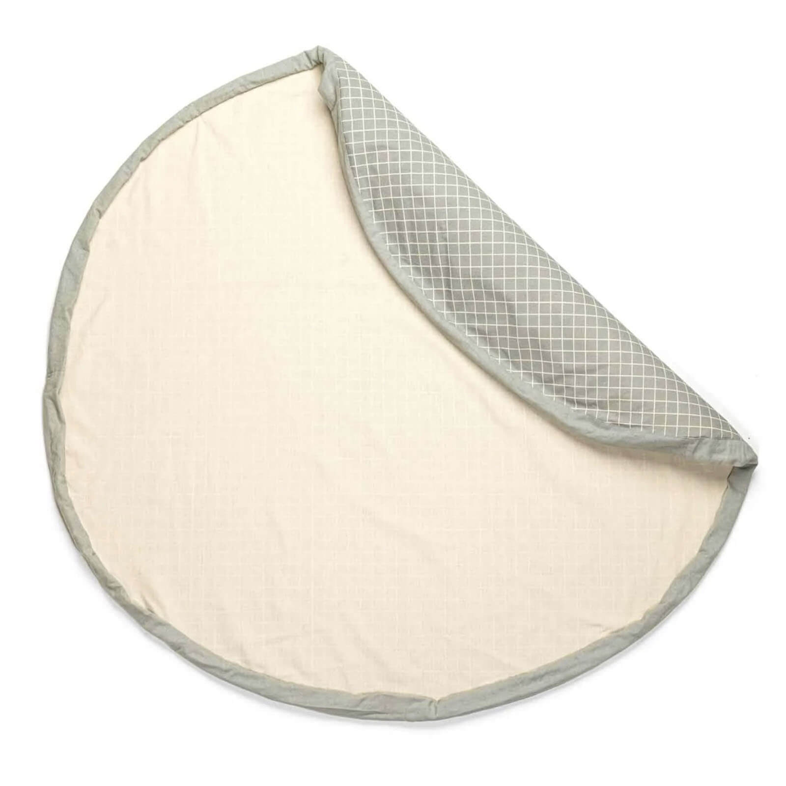 Organic Grid - Green Baby Playmat / Storage Bag