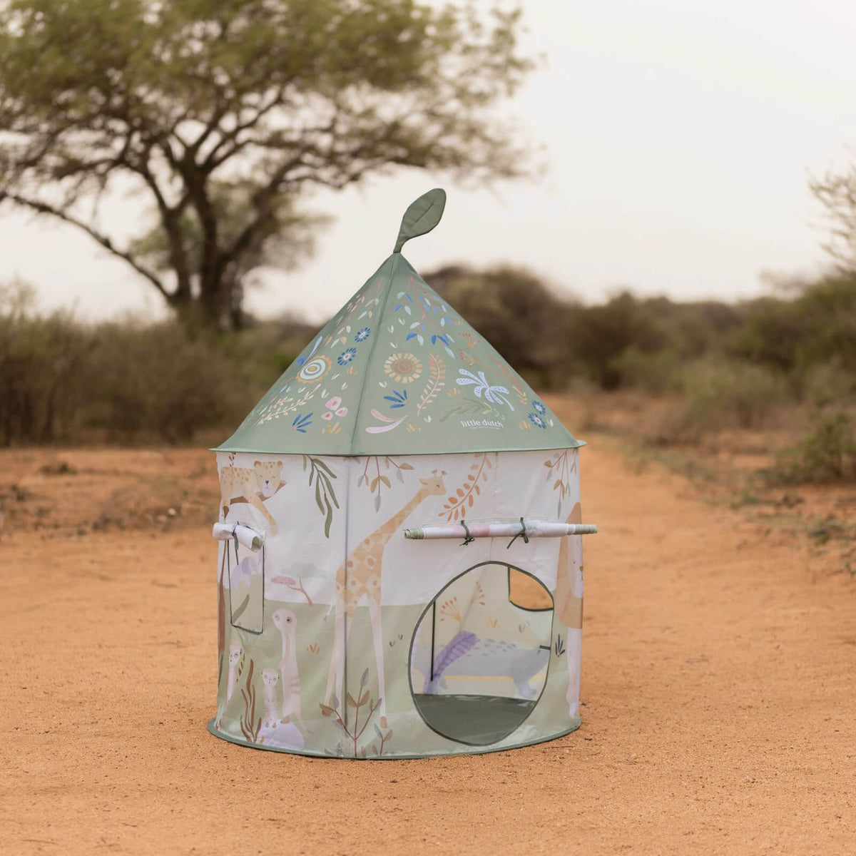 Tent With Play Tunnel - Safari Friends