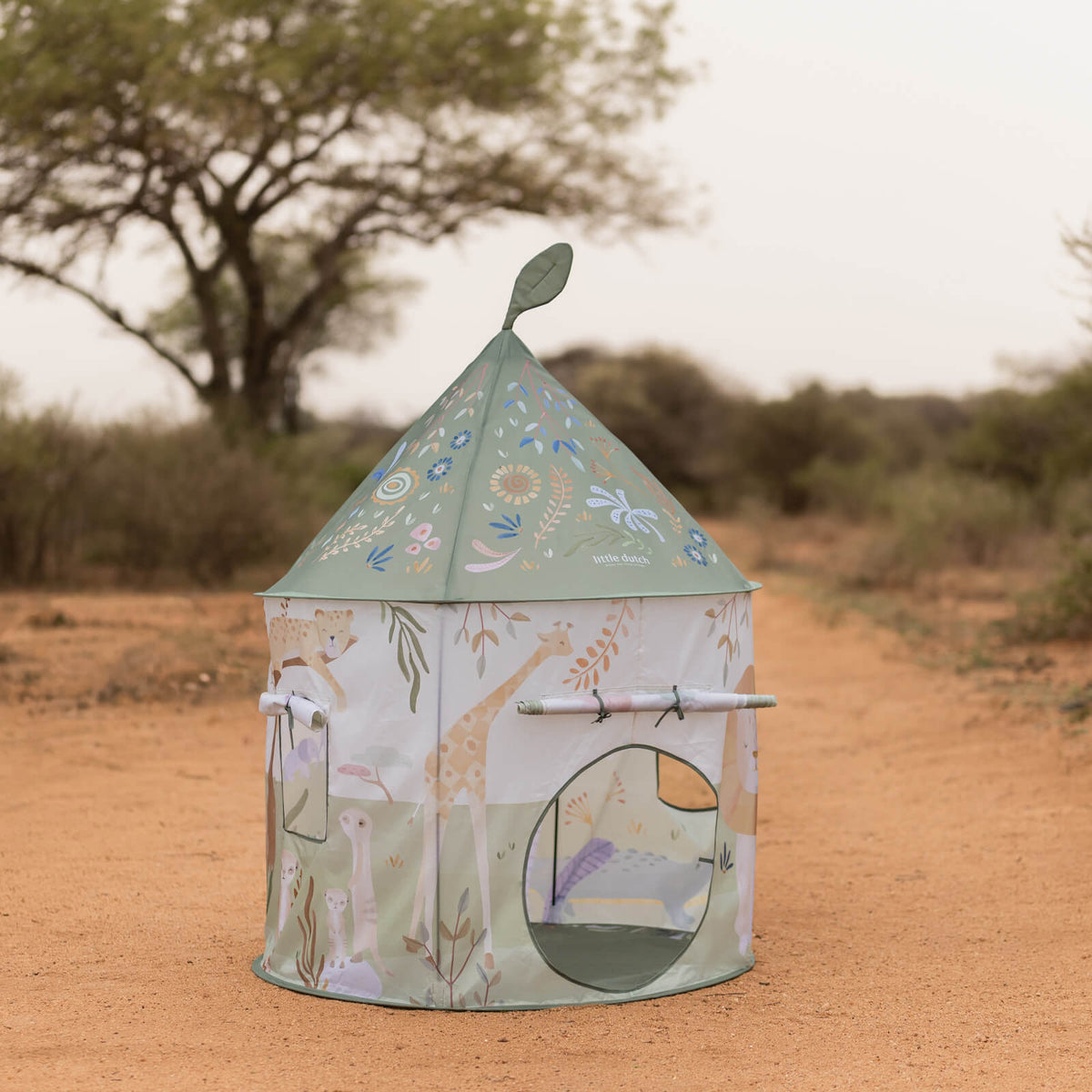 Tent With Play Tunnel - Safari Friends