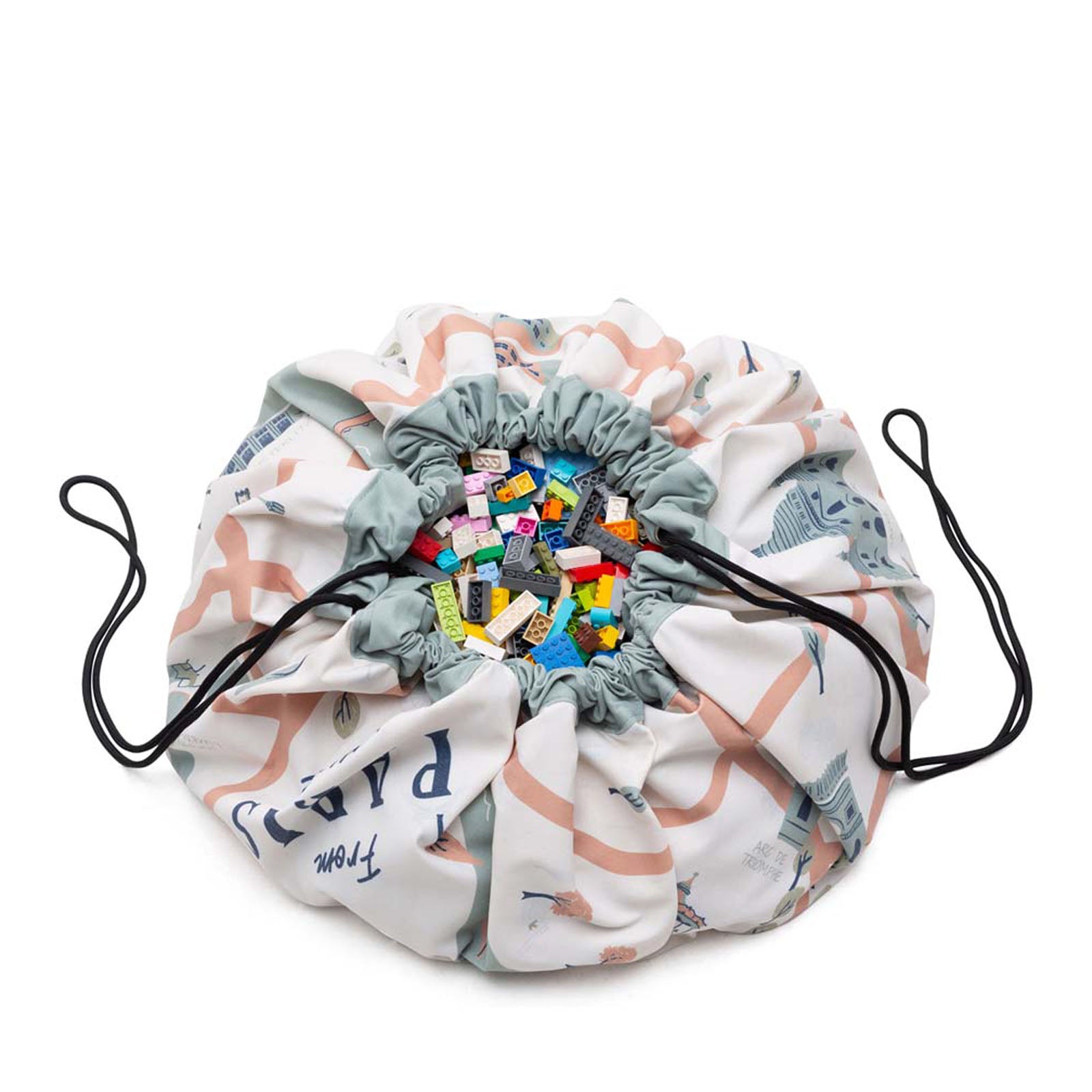 Paris Map Toy Storage Bag / Playmat