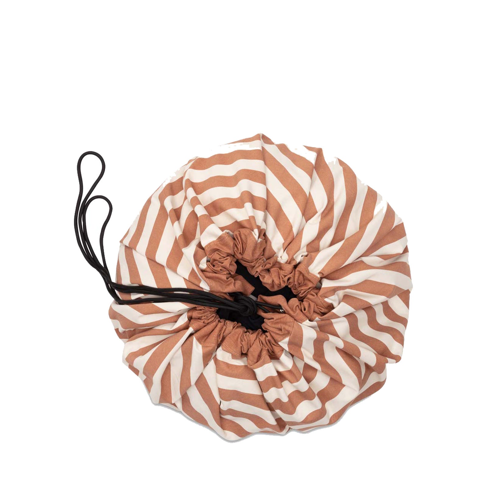 Stripes Brown Toy Storage Bag / Playmat