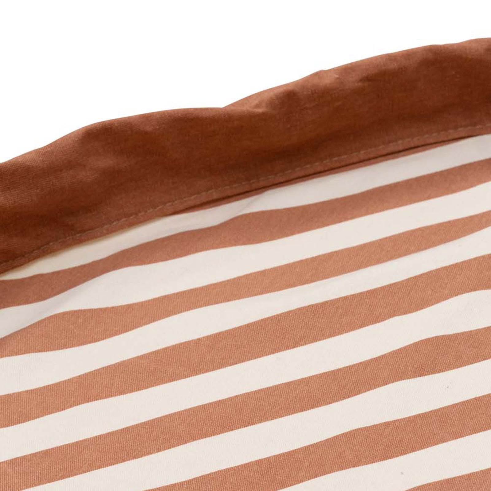 Stripes Brown Toy Storage Bag / Playmat