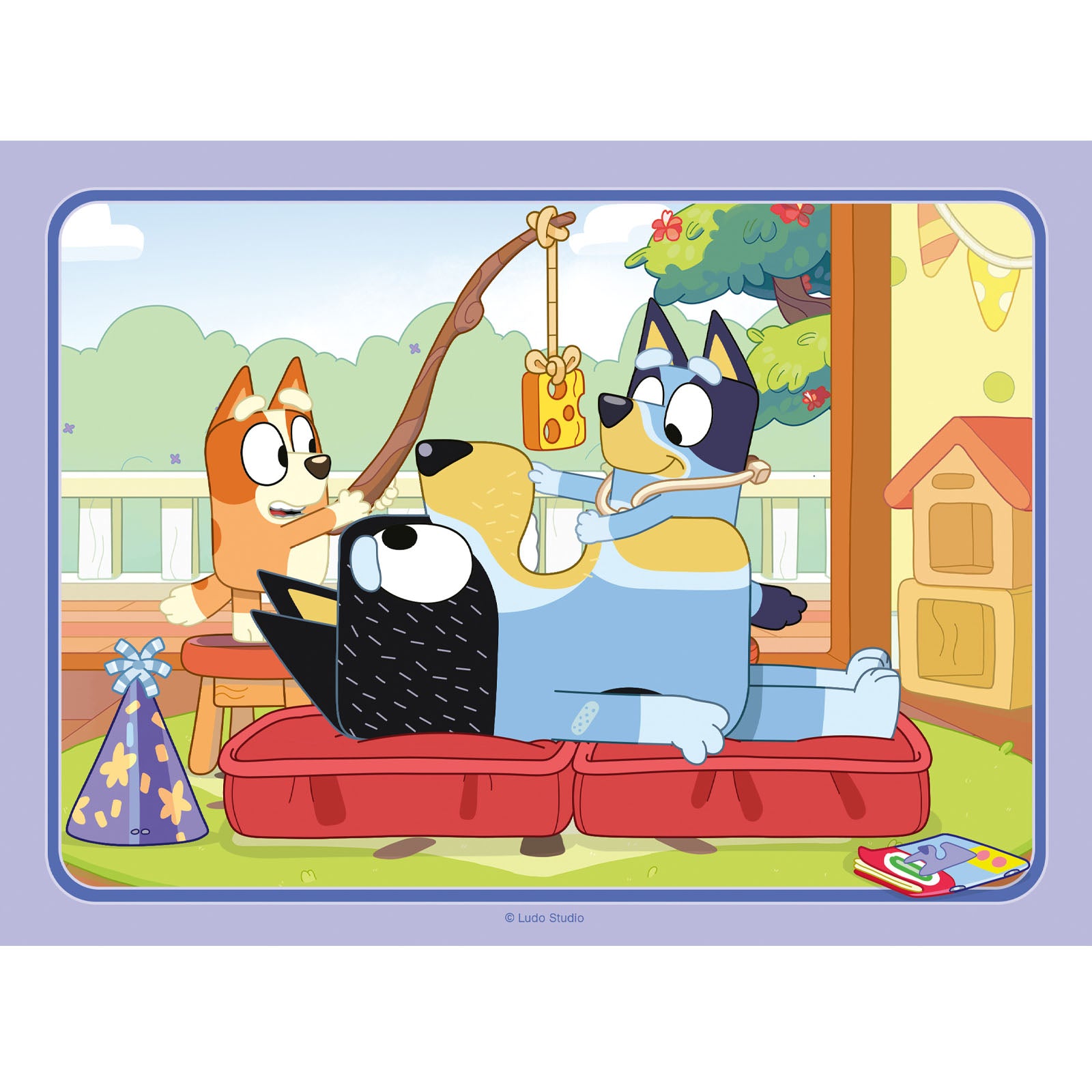 Bluey - 4 Puzzles In a Box