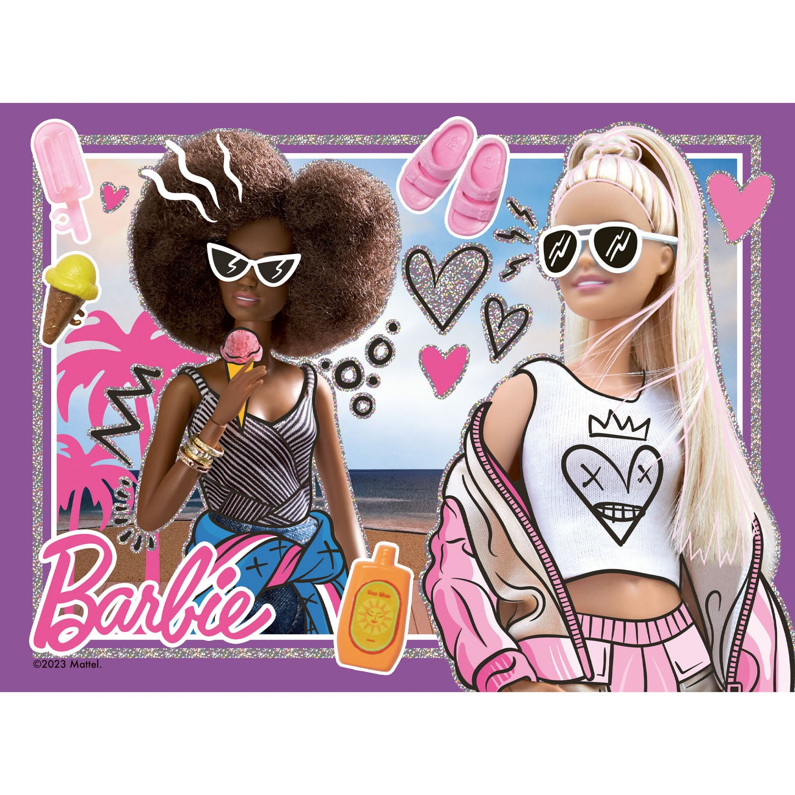Barbie - 4 Puzzles In a Box