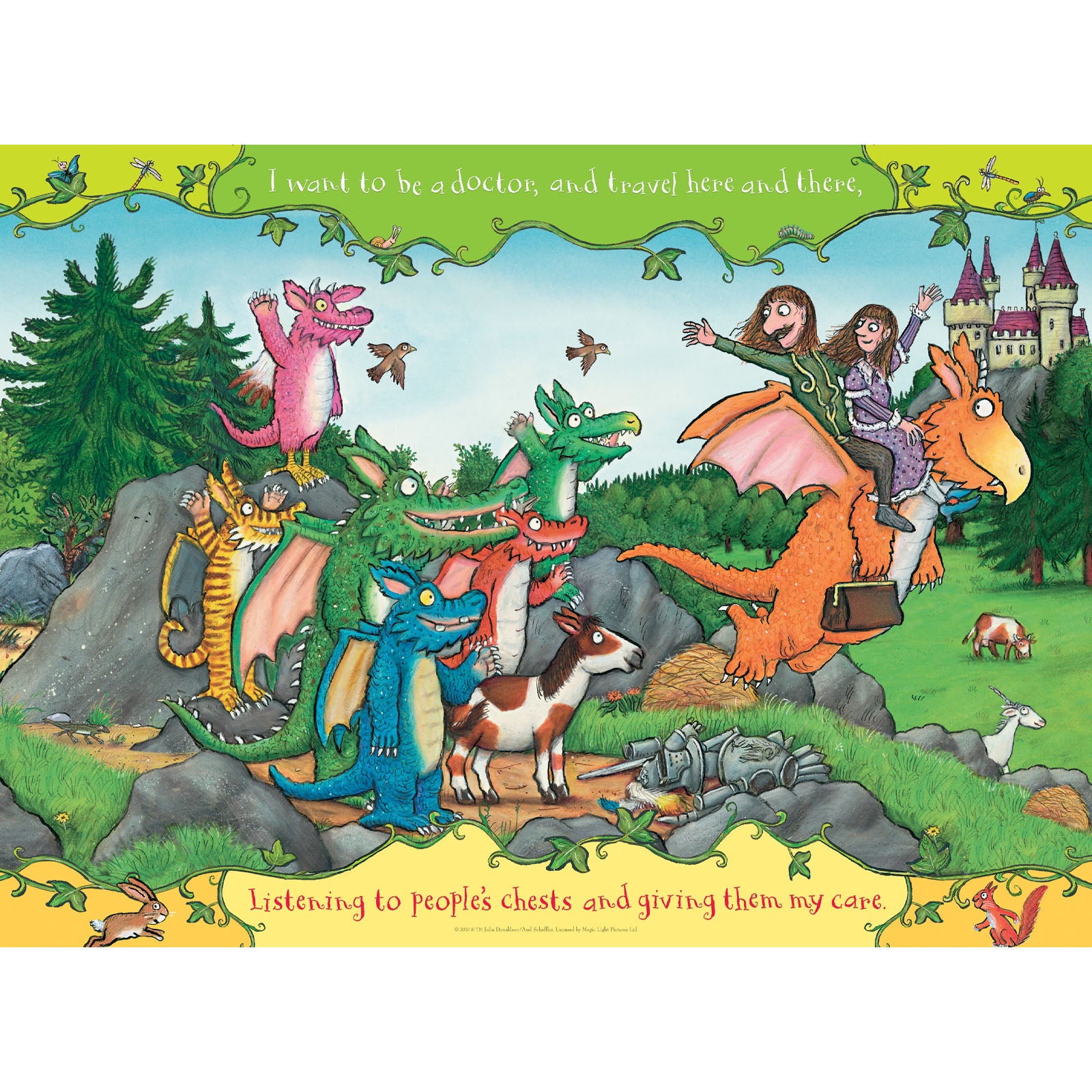 Zog - 16 Piece Floor Puzzle