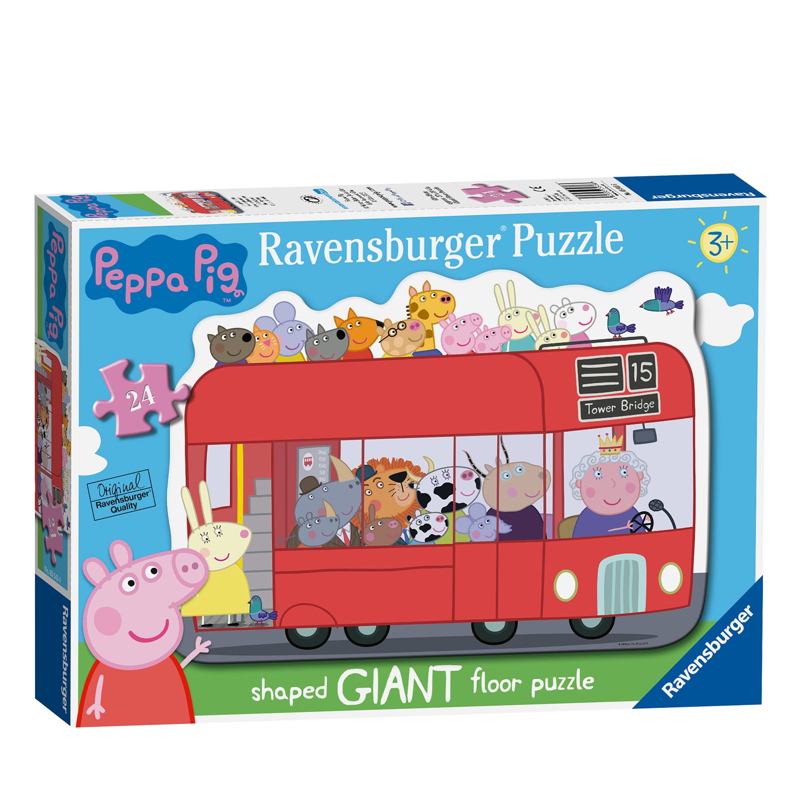 Peppa Pig London Bus - Giant Floor Puzzle 24 Piece