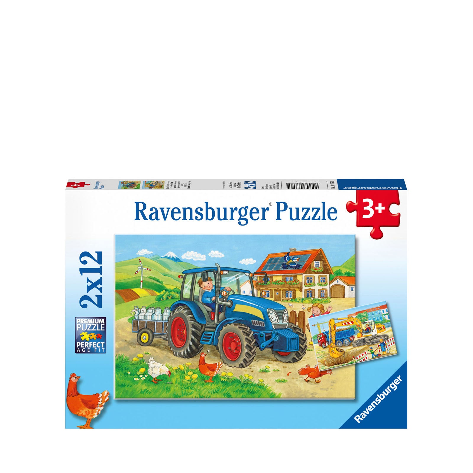Working on the Farm Puzzle 2x12pc
