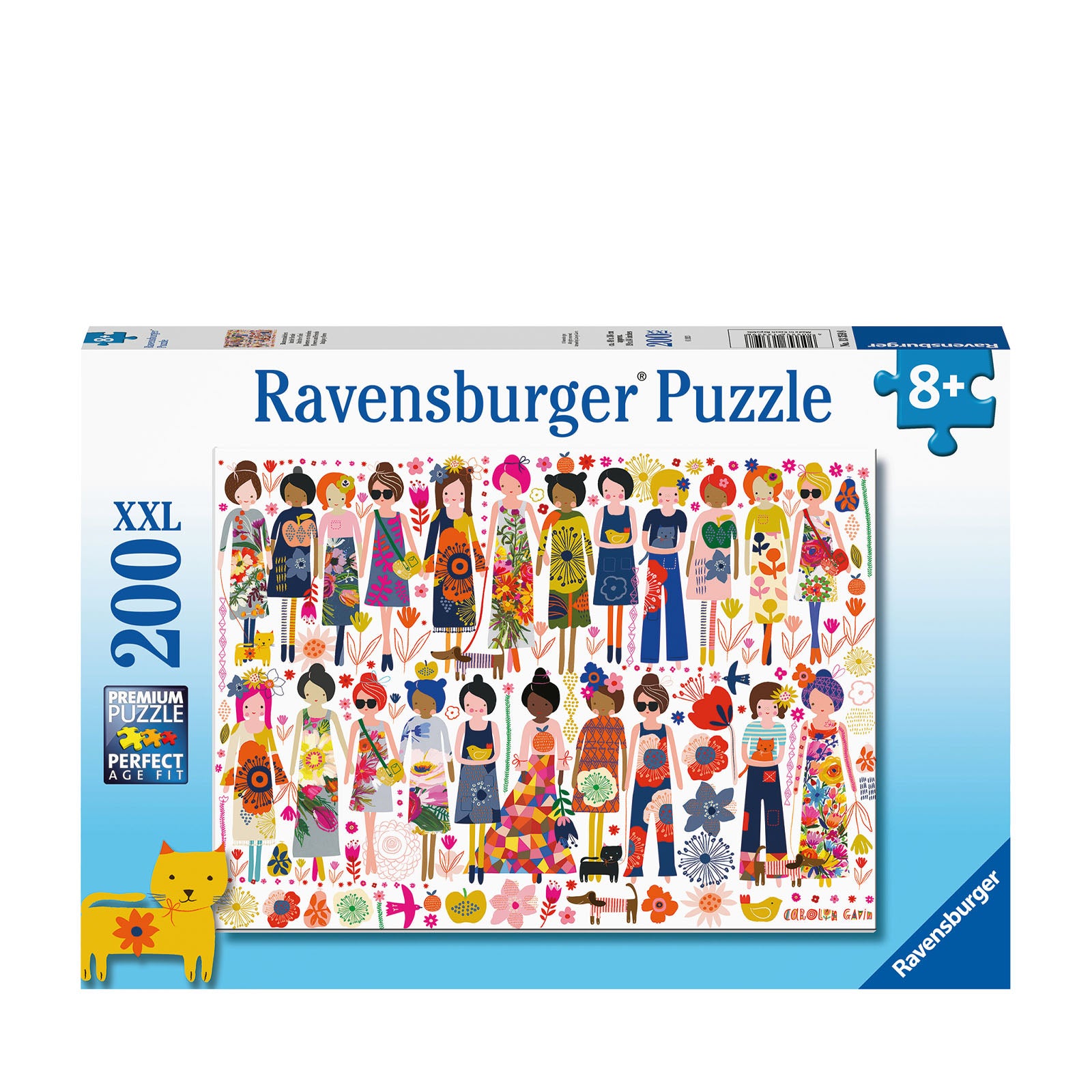 Flowers and Friends Puzzle - 200 piece