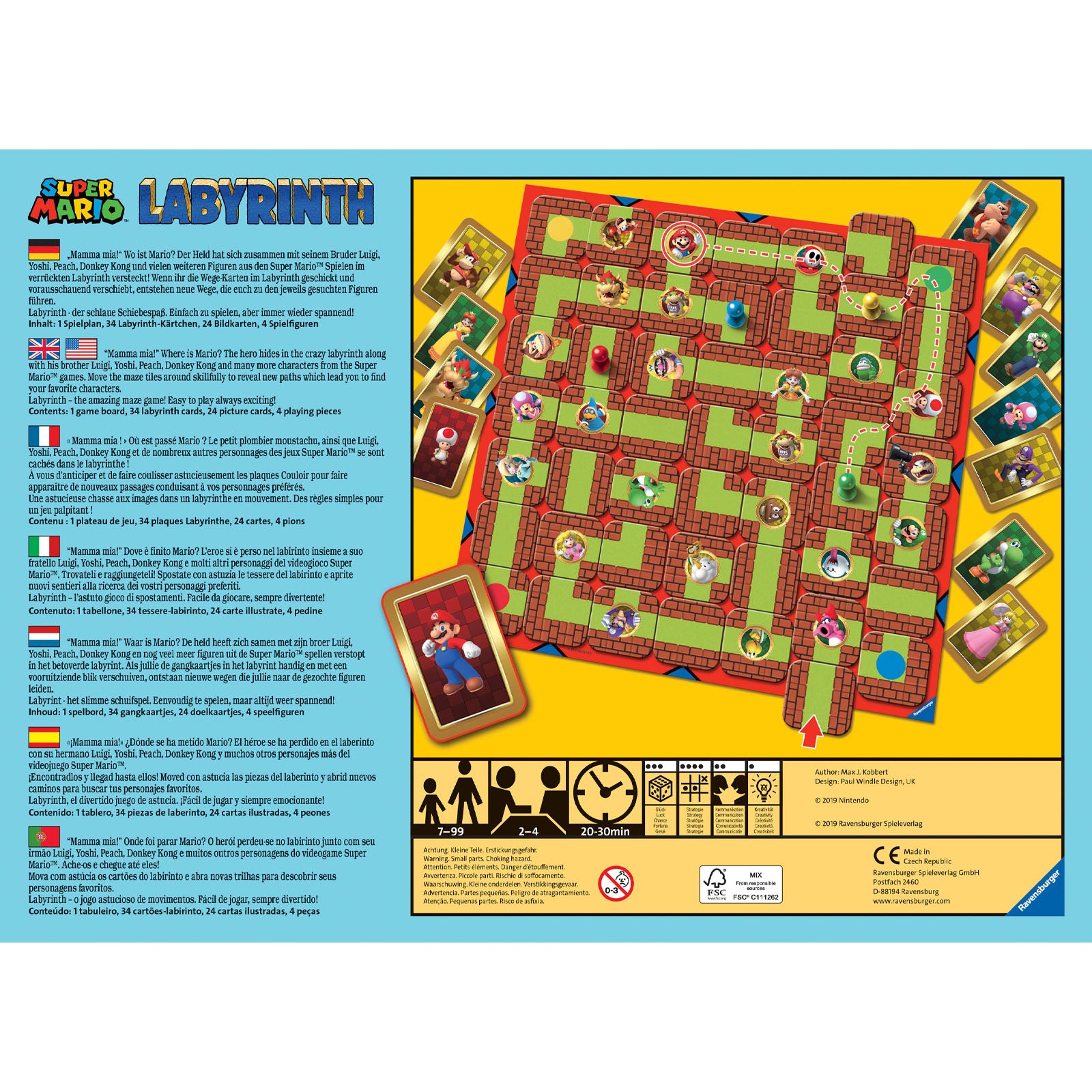 Super Mario - Labyrinth Board Game