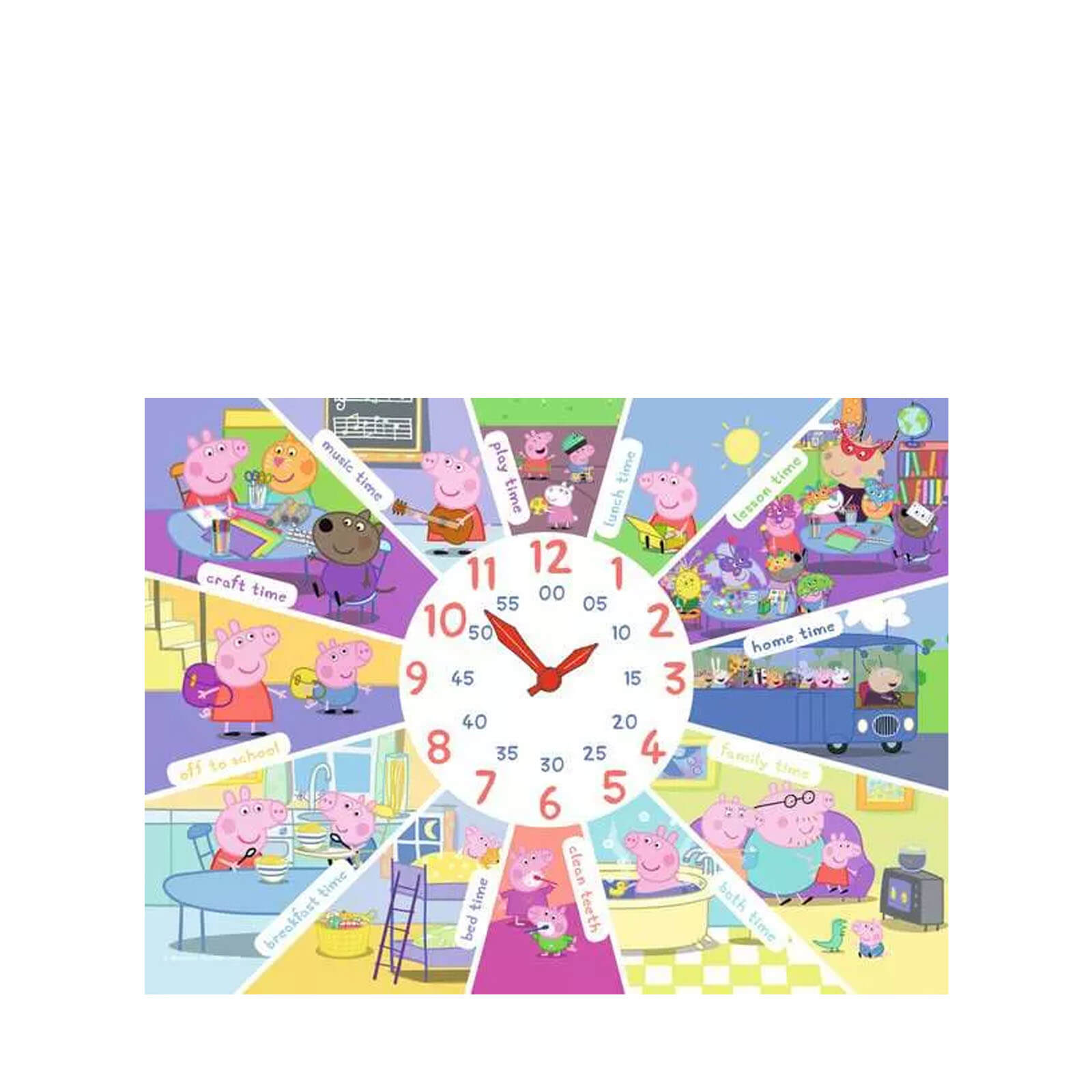 Peppa Pig - 60 Piece Puzzle Clock