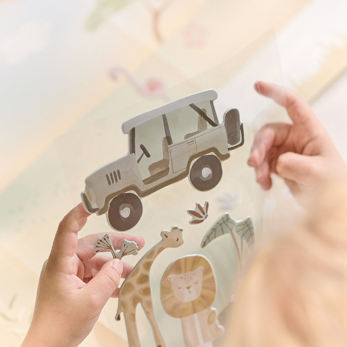 Reusable Sticker Booklet - Safari Friends