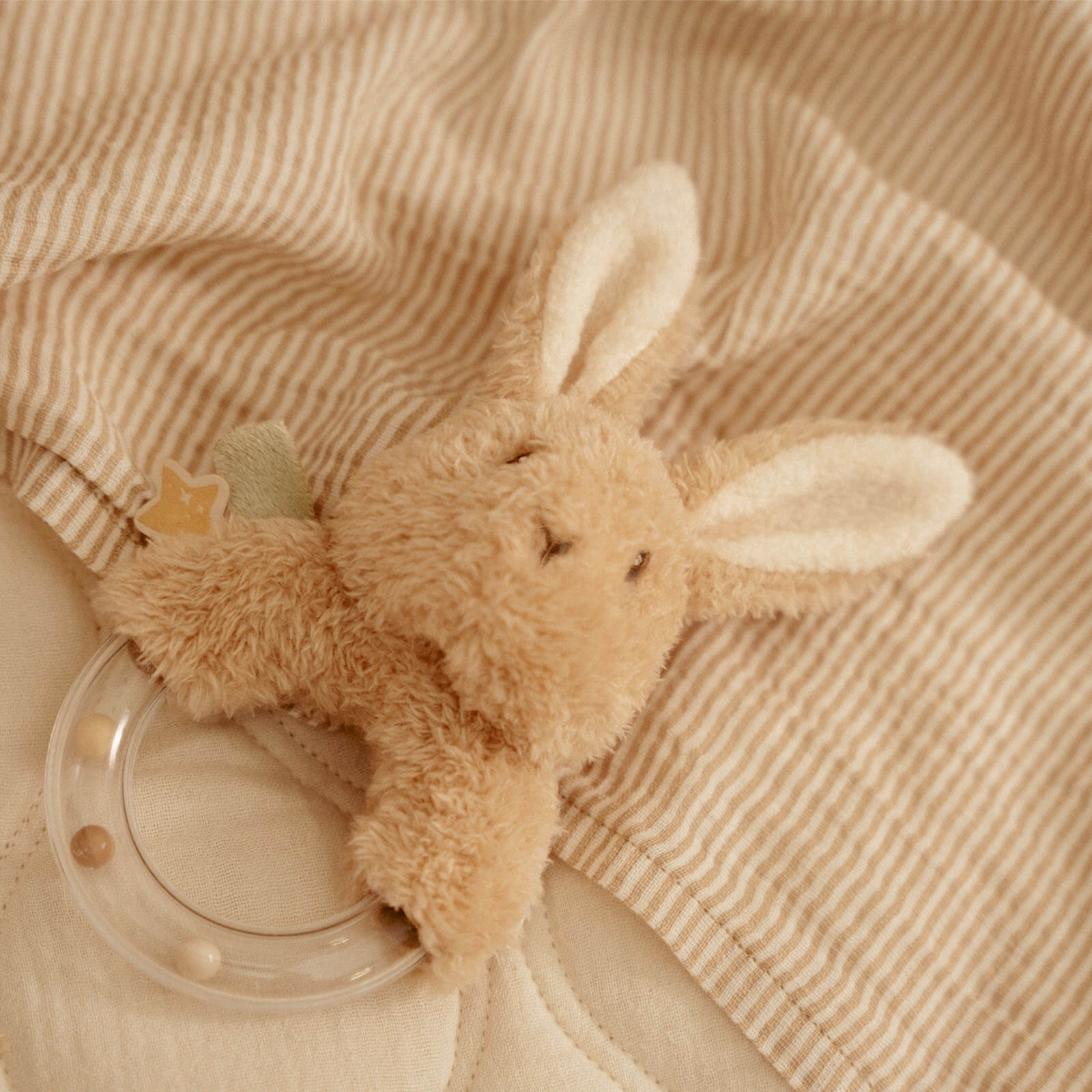 Ring Rattle - Newborn Naturals Bunny