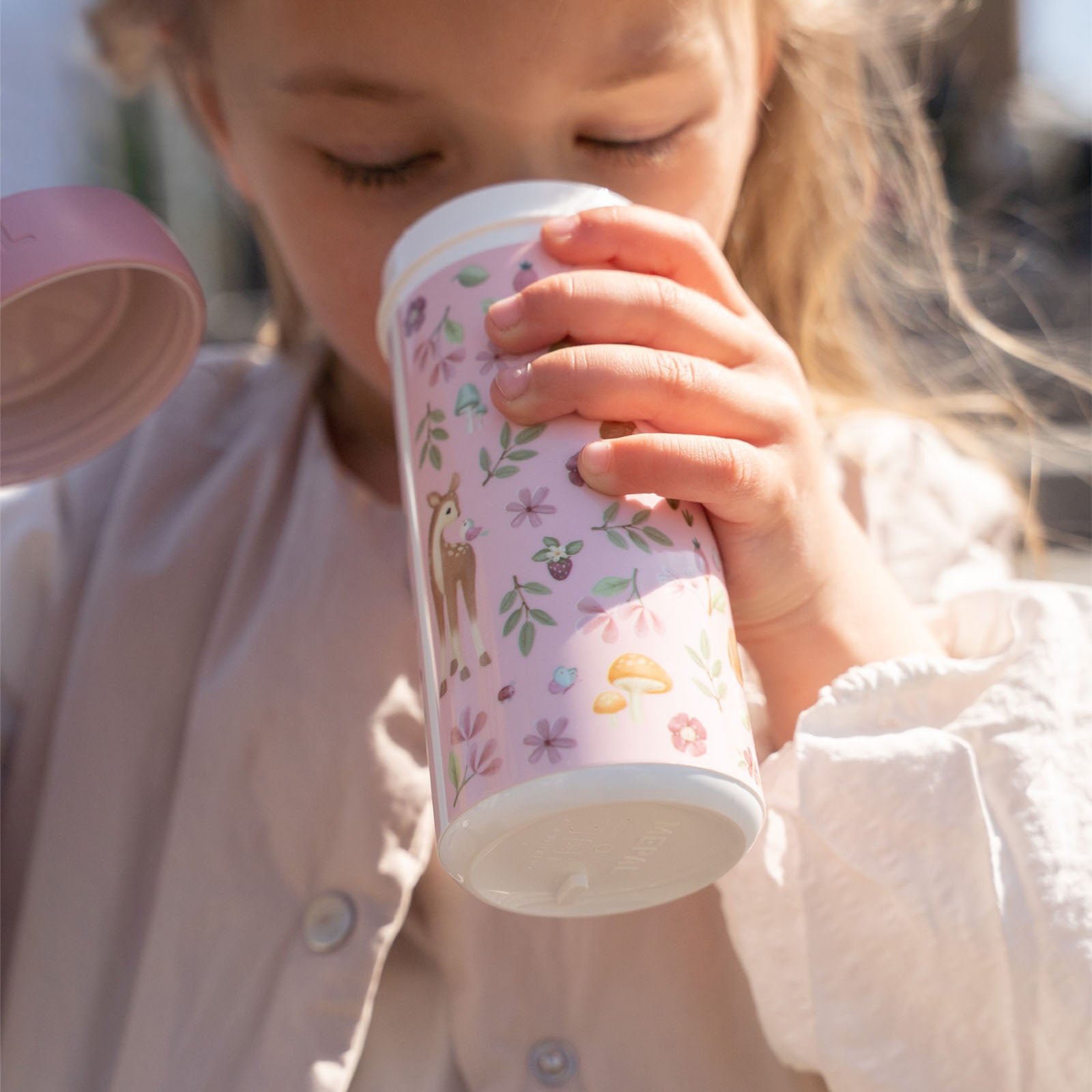 School Beaker Bottle 300 ml - Fairy Garden