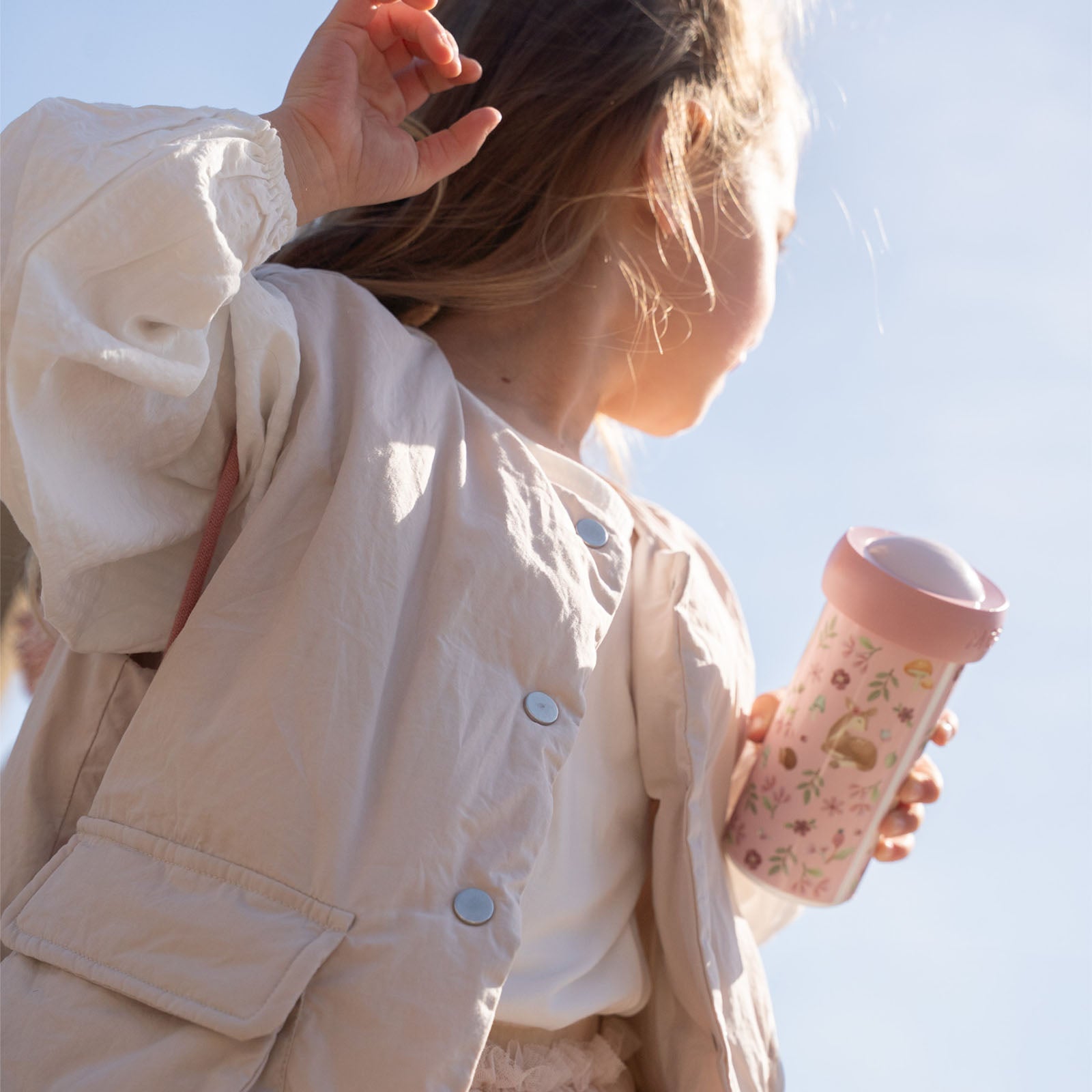 School Beaker Bottle 300 ml - Fairy Garden
