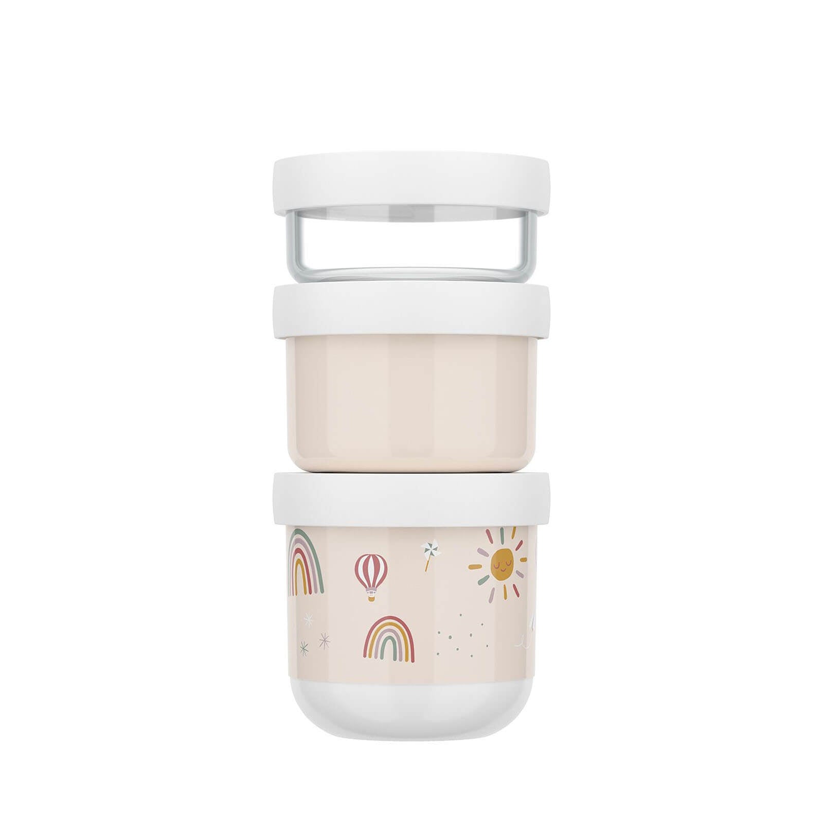 Snack Box Stack 3 Piece Set - Sunshine and Rainbows