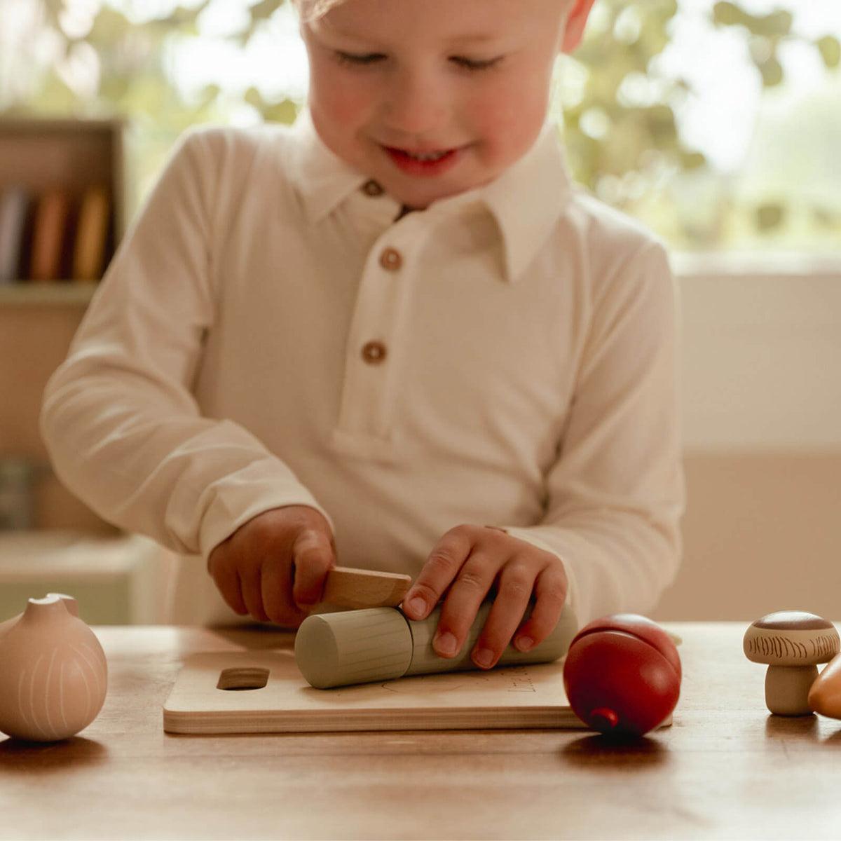Wooden Cutting Vegetables - 15 Pieces