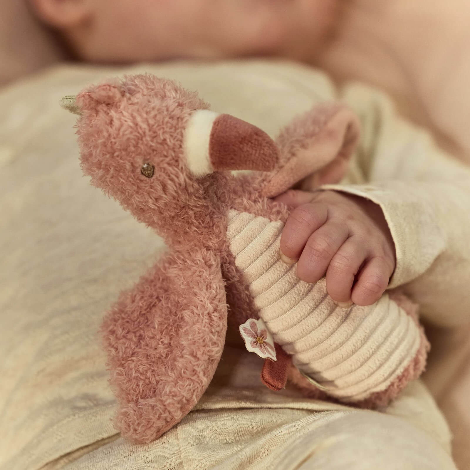 Soft Squeeze Rattle - Flamingo