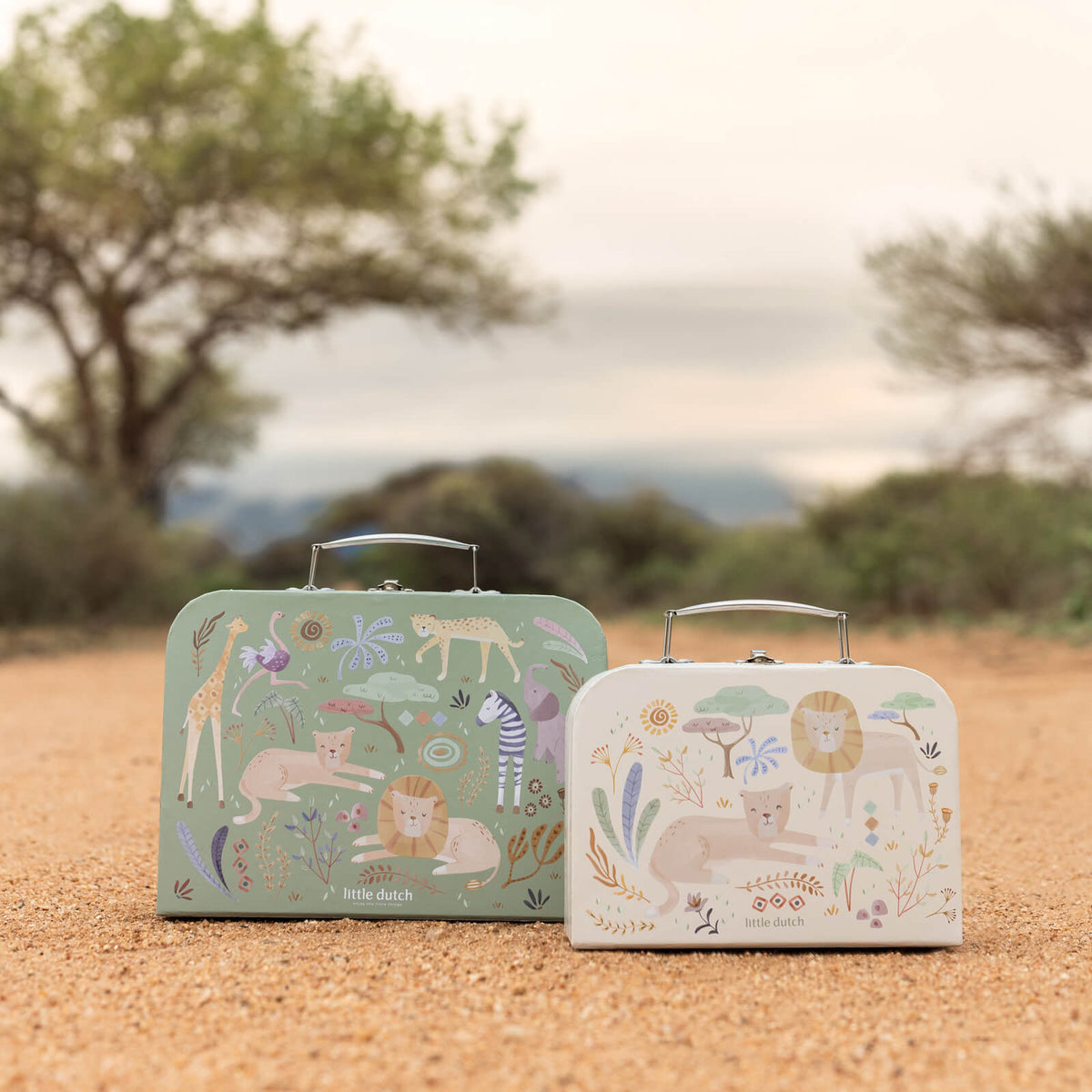 Suitcase Set - Safari Friends