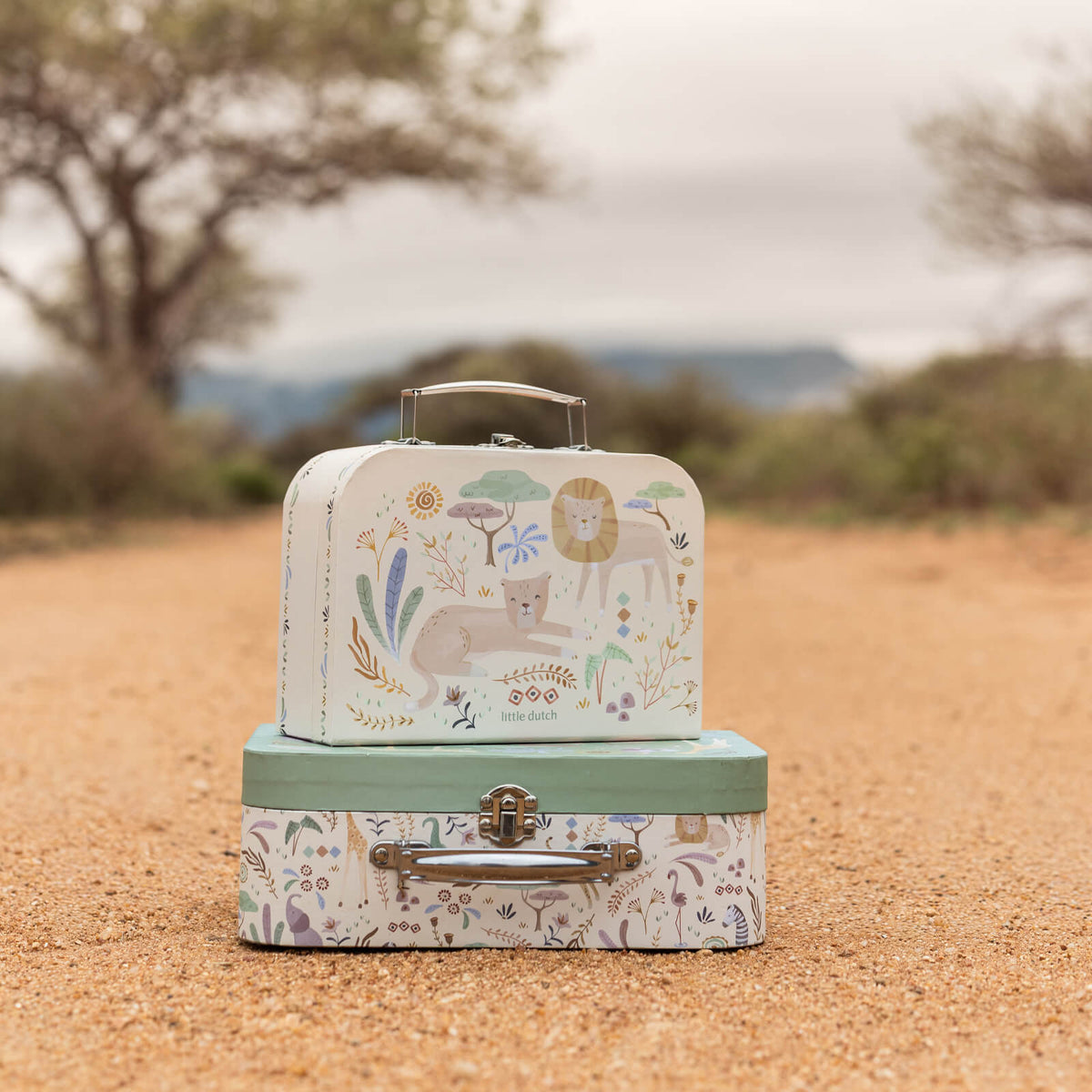 Suitcase Set - Safari Friends