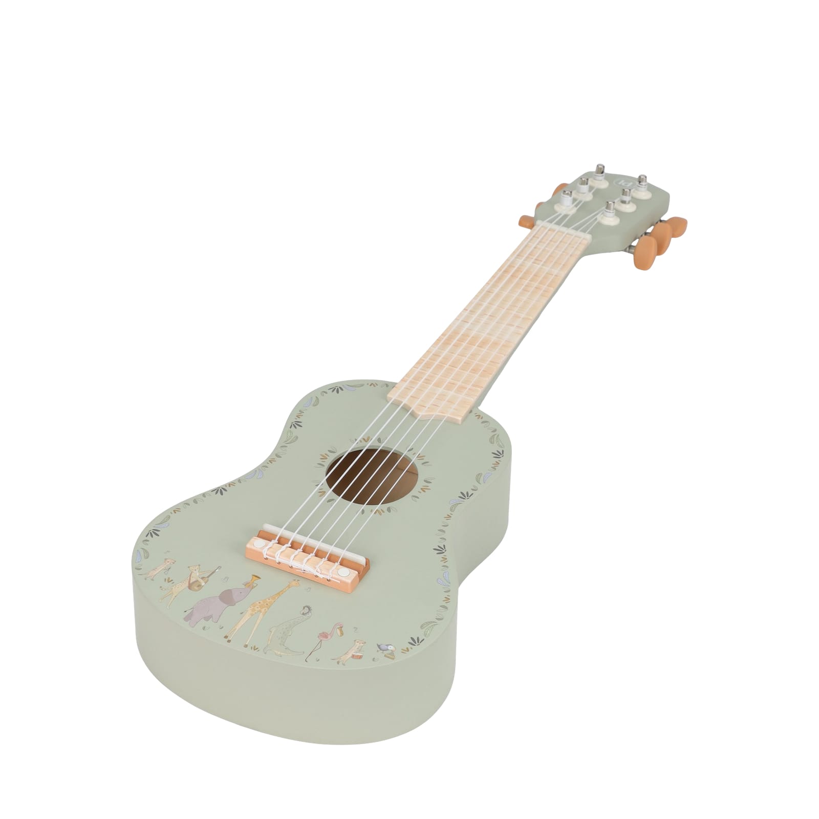 Wooden Guitar - Green - Safari Friends