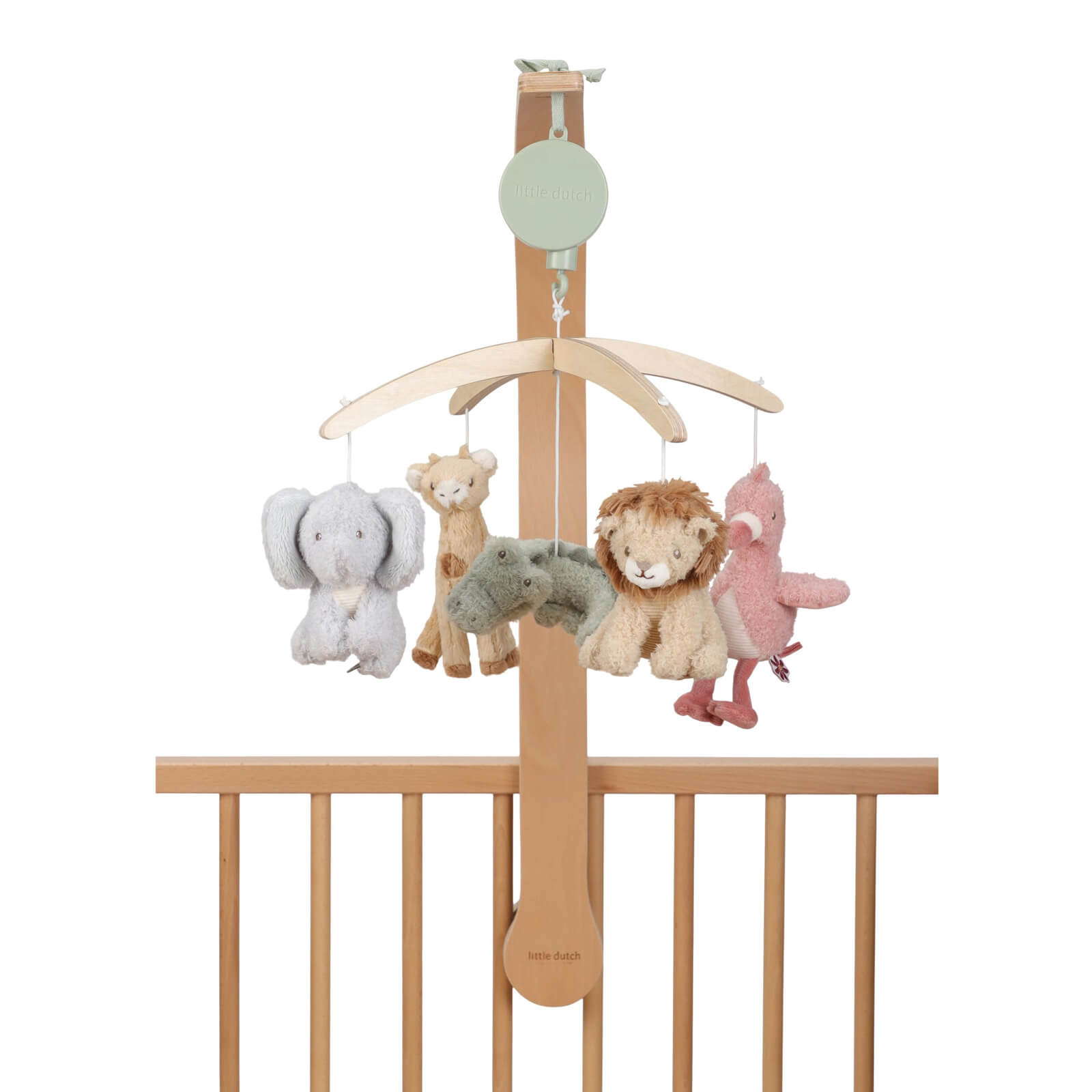 Wooden Music Mobile - Safari Friends
