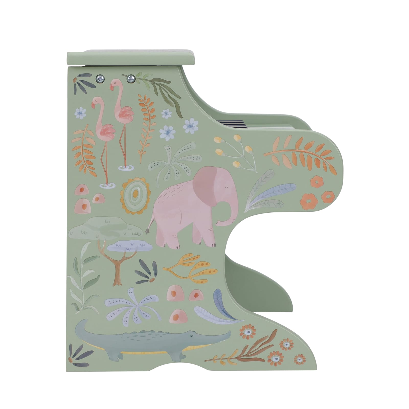 Wooden Piano - Green - Safari Friends