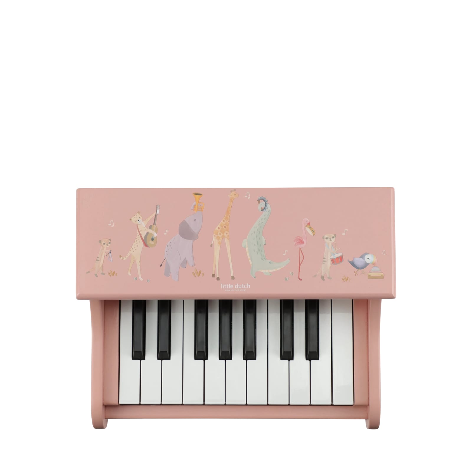 Wooden Piano - Pink - Safari Friends