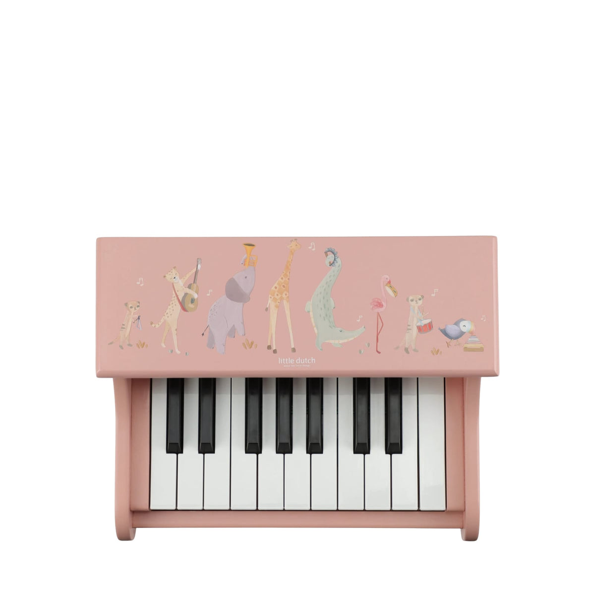 Wooden Piano - Pink - Safari Friends