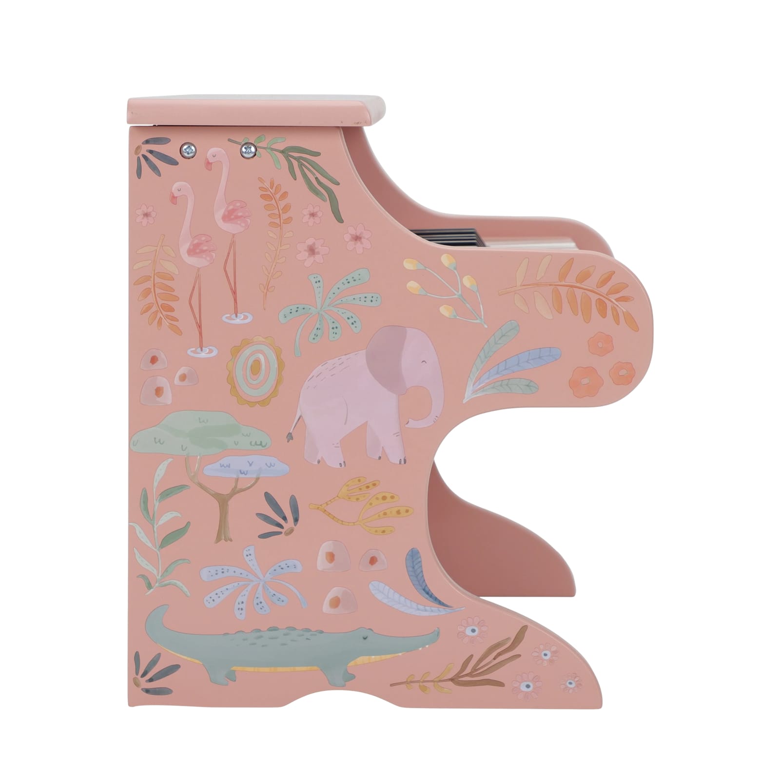 Wooden Piano - Pink - Safari Friends