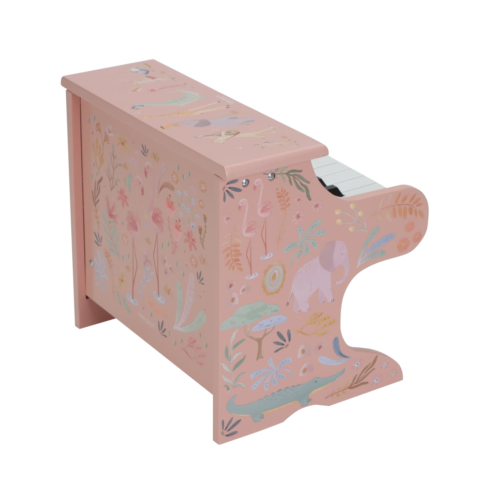 Wooden Piano - Pink - Safari Friends