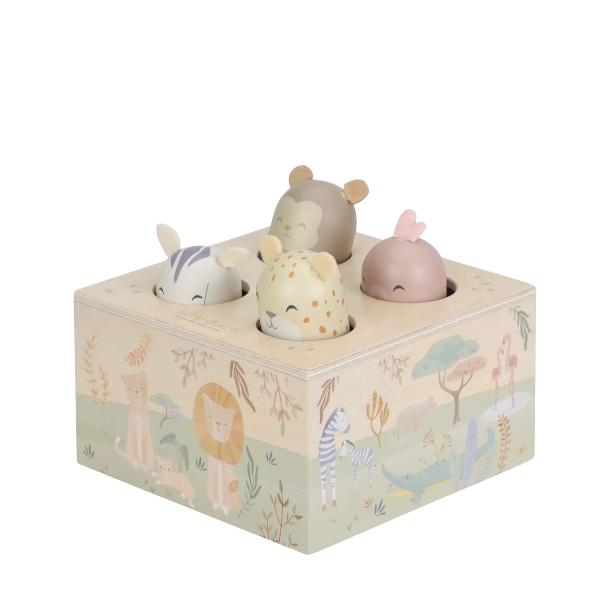 Wooden Pop Up Toy - Safari Friends