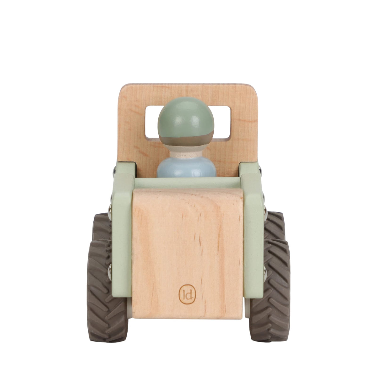 Wooden Safari Car with Pegdoll