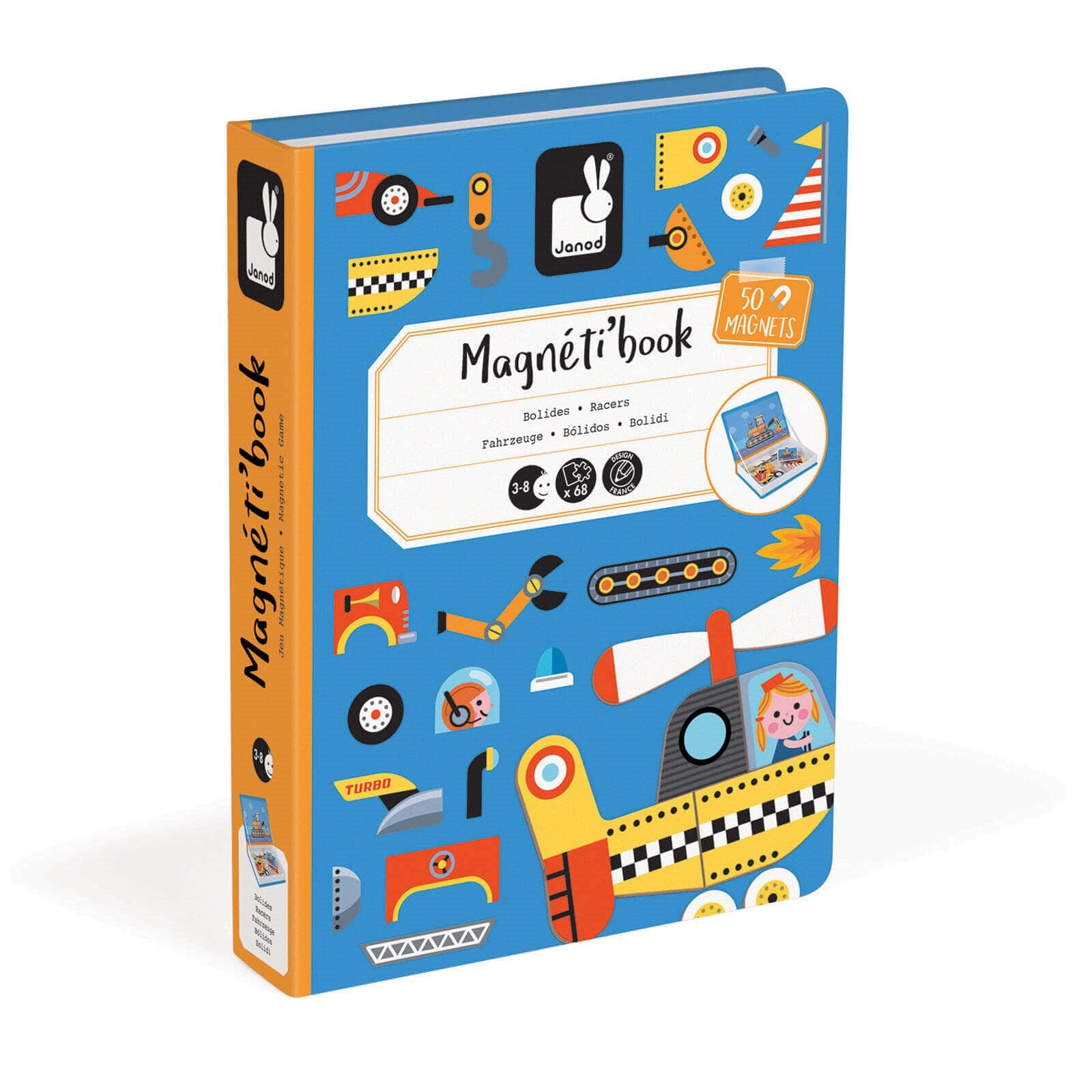 Magnetic Book - Racers