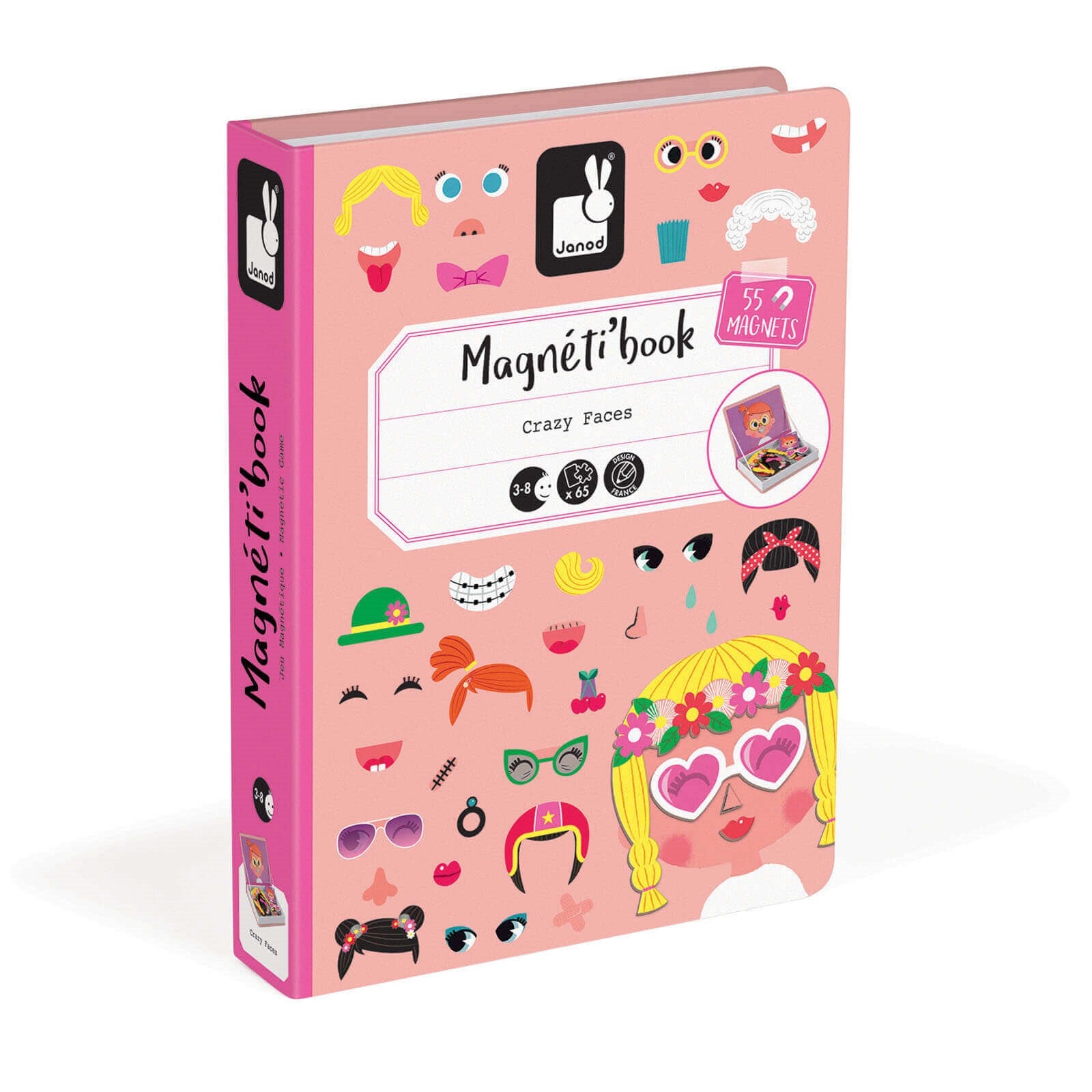 Magnetic Book - Girl's Crazy Faces
