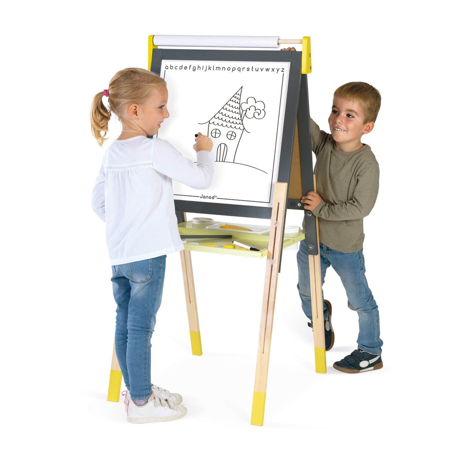 Grey/Yellow Blackboard