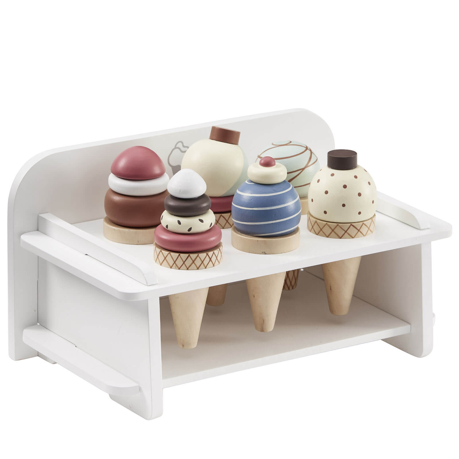 Ice Creams With Rack