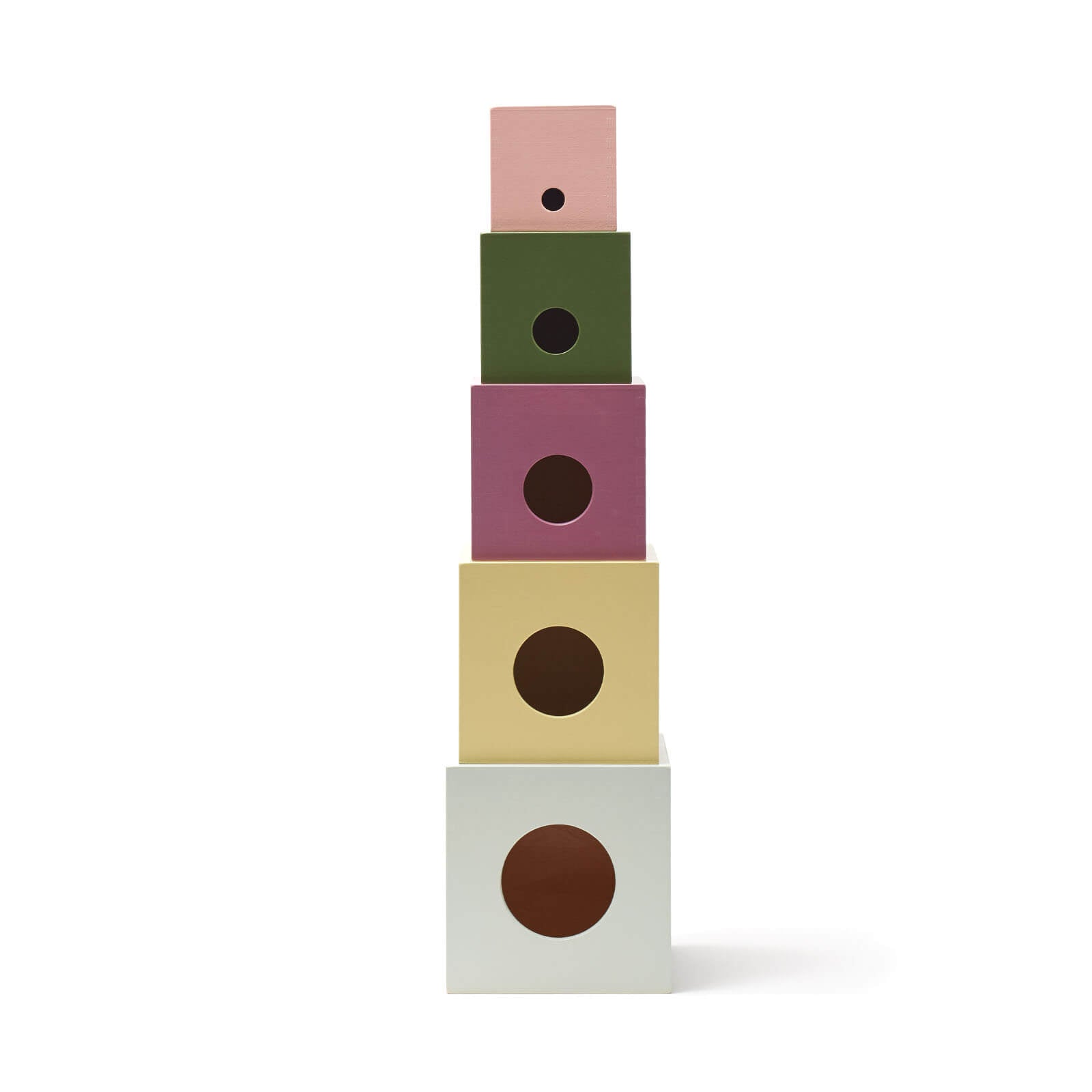 Edvin Wooden Cubes 5pc Set