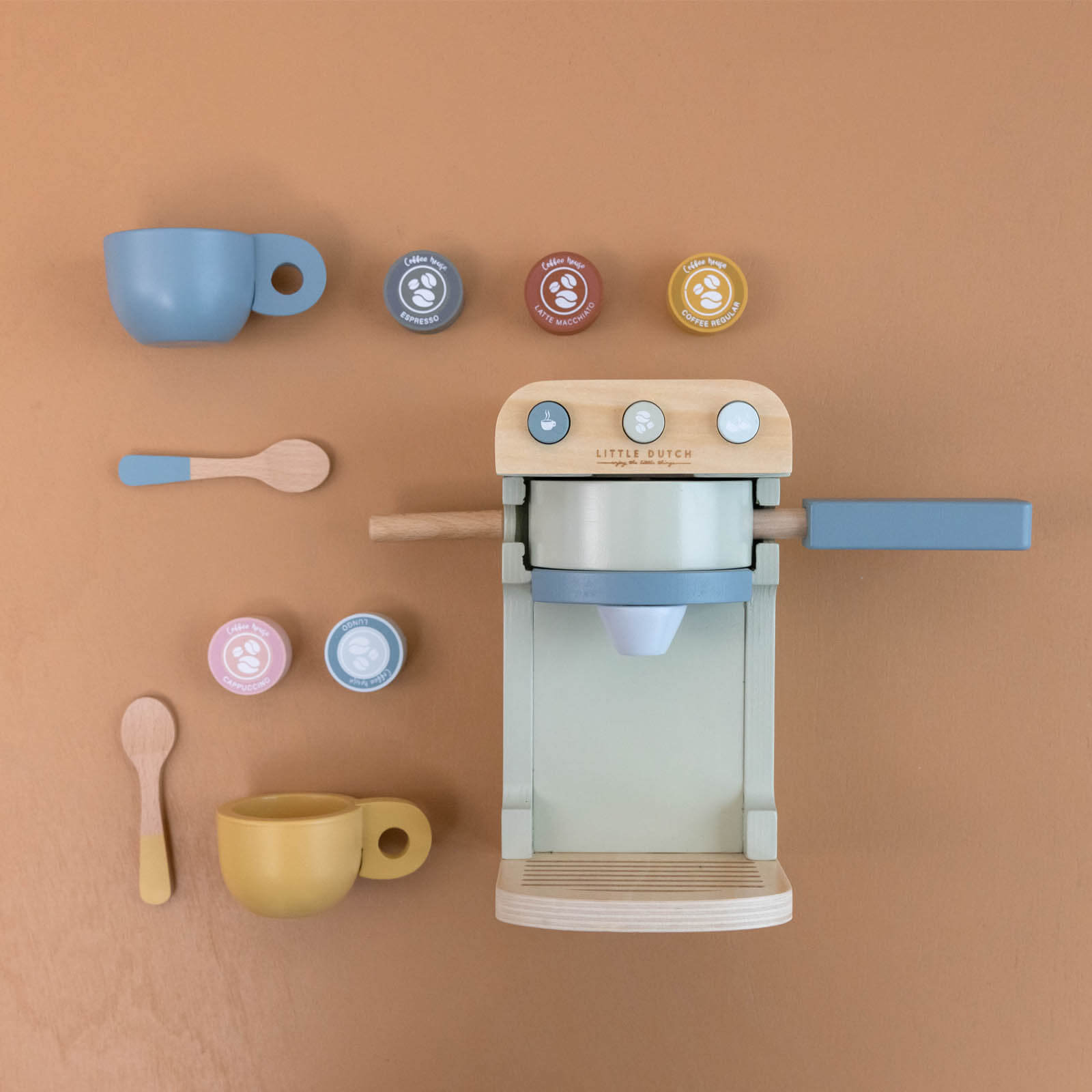 Wooden Coffee Machine