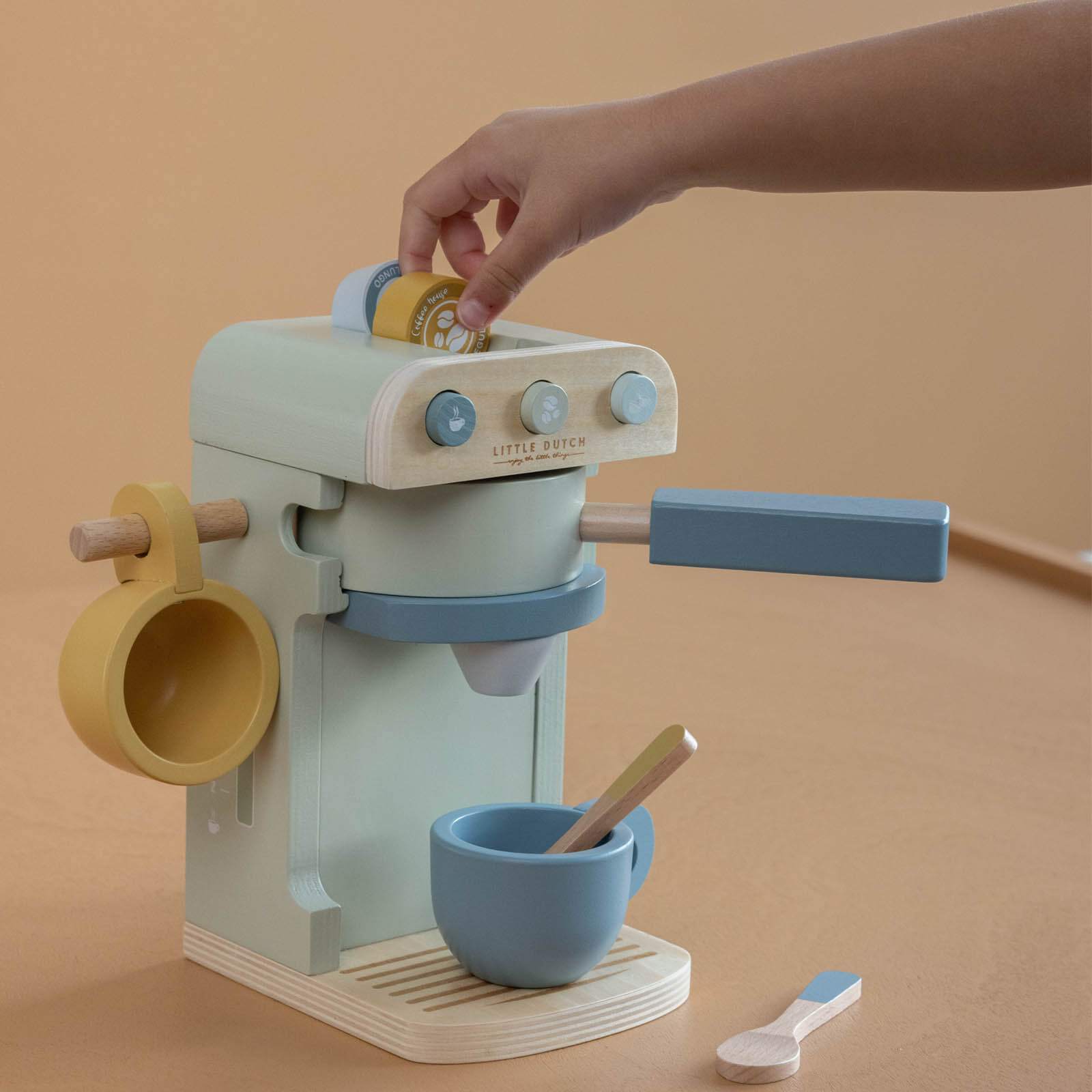 Wooden Coffee Machine