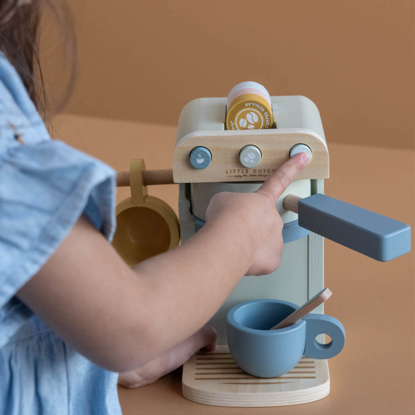 Wooden Coffee Machine