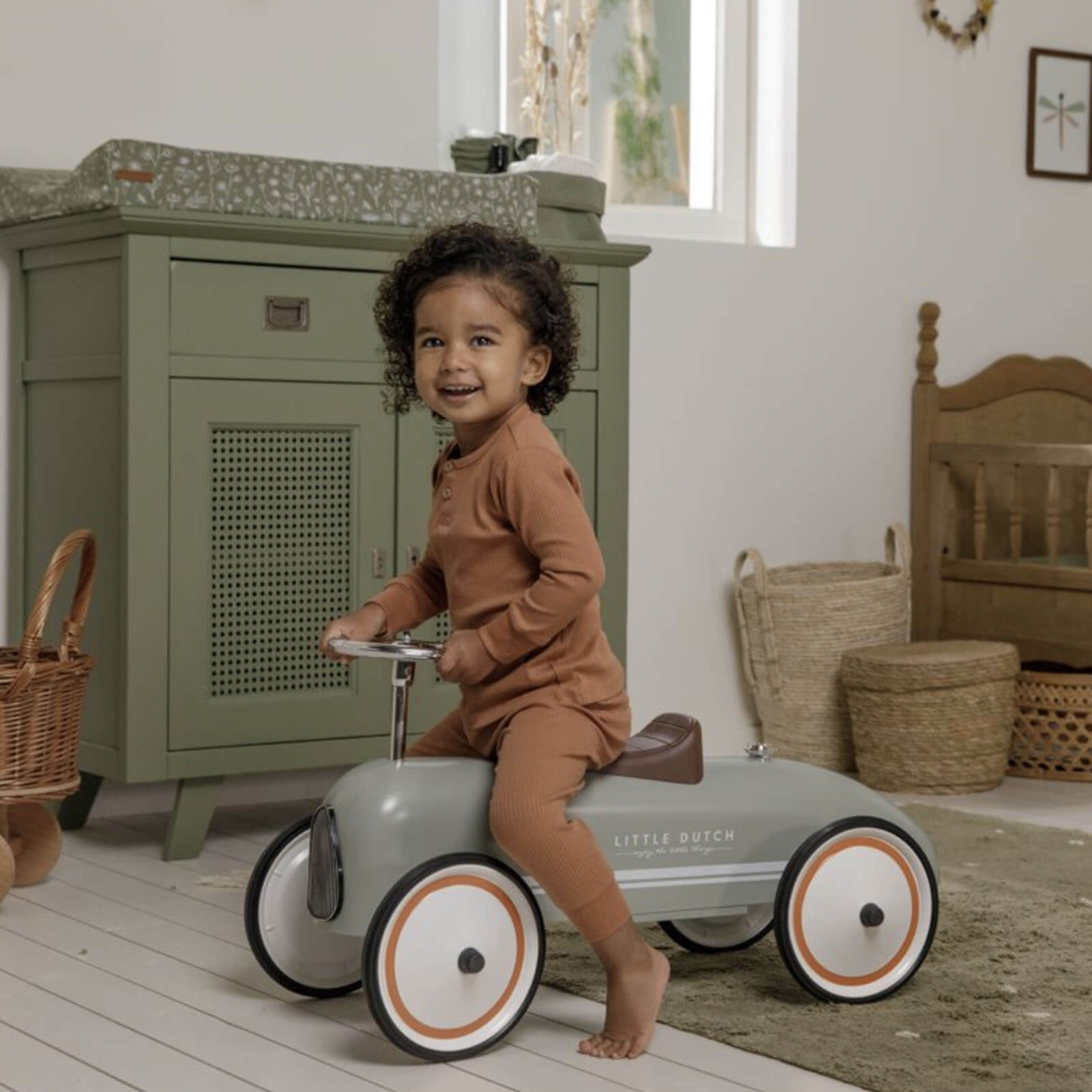 Retro Ride On - Olive