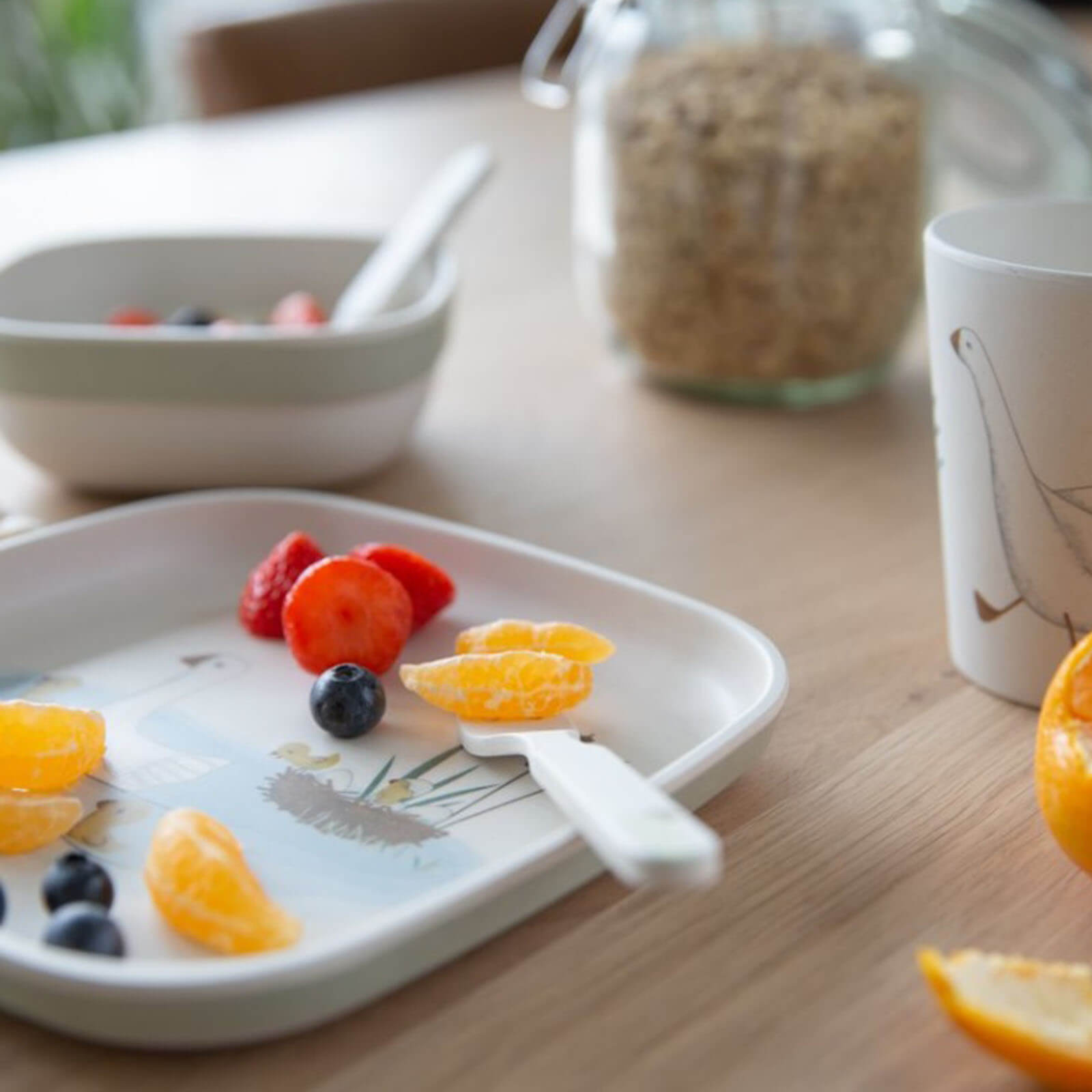 Bamboo Tableware Set Little Goose