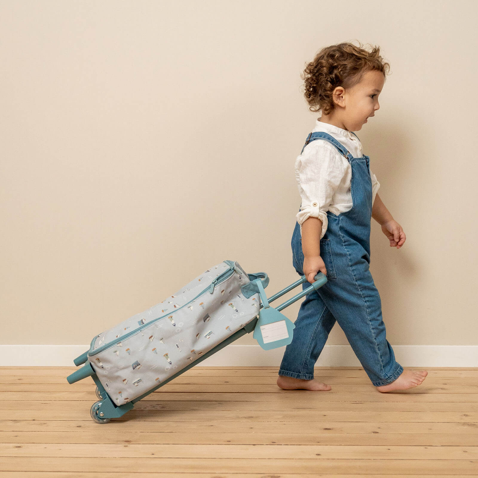 Children's Suitcase Sailors Bay Blue