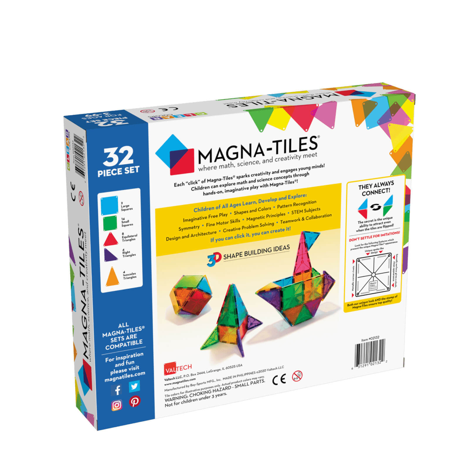 Clear Colours 32 Piece Set