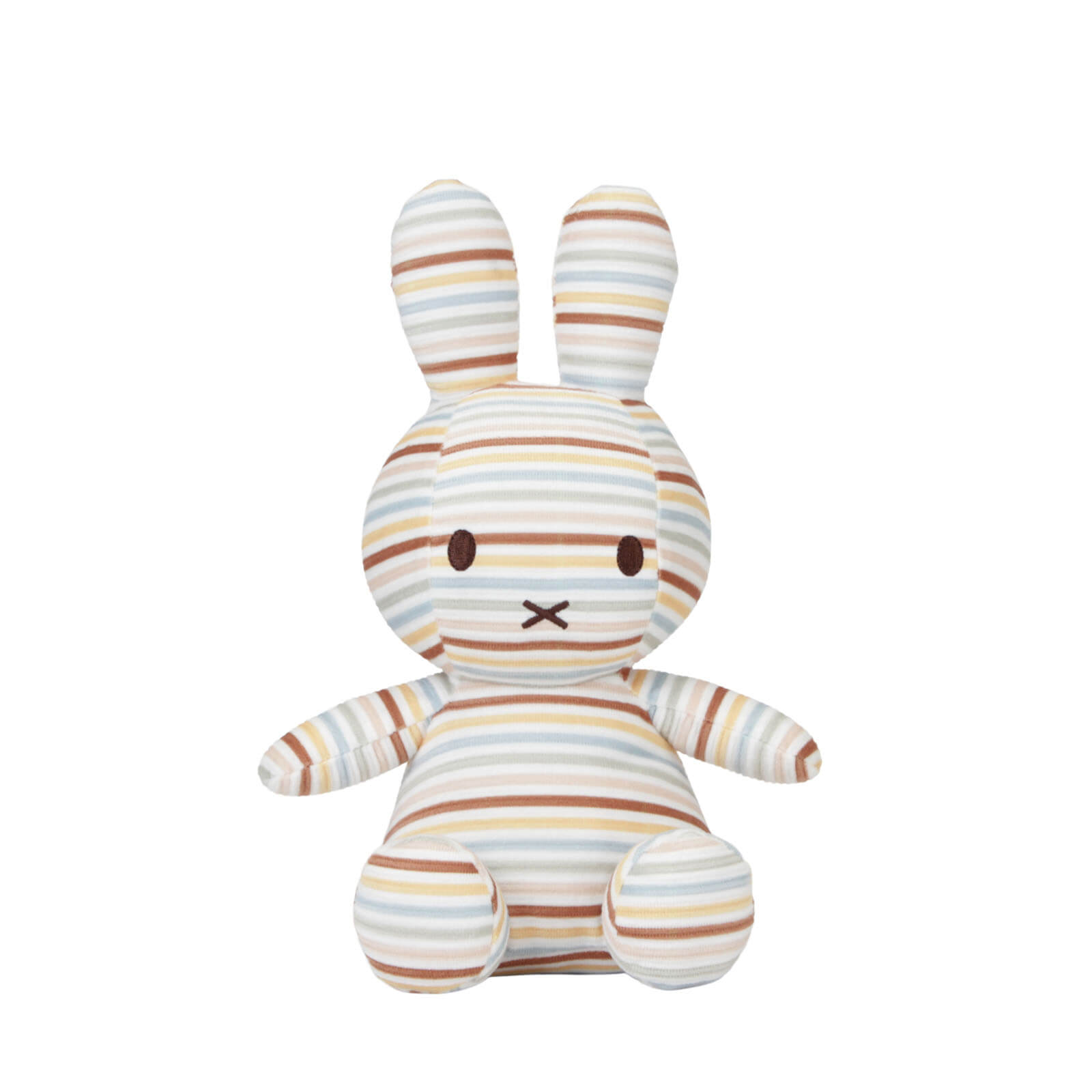 Miffy Cuddle Toy 25cm - Vintage Full Sunny Stripes