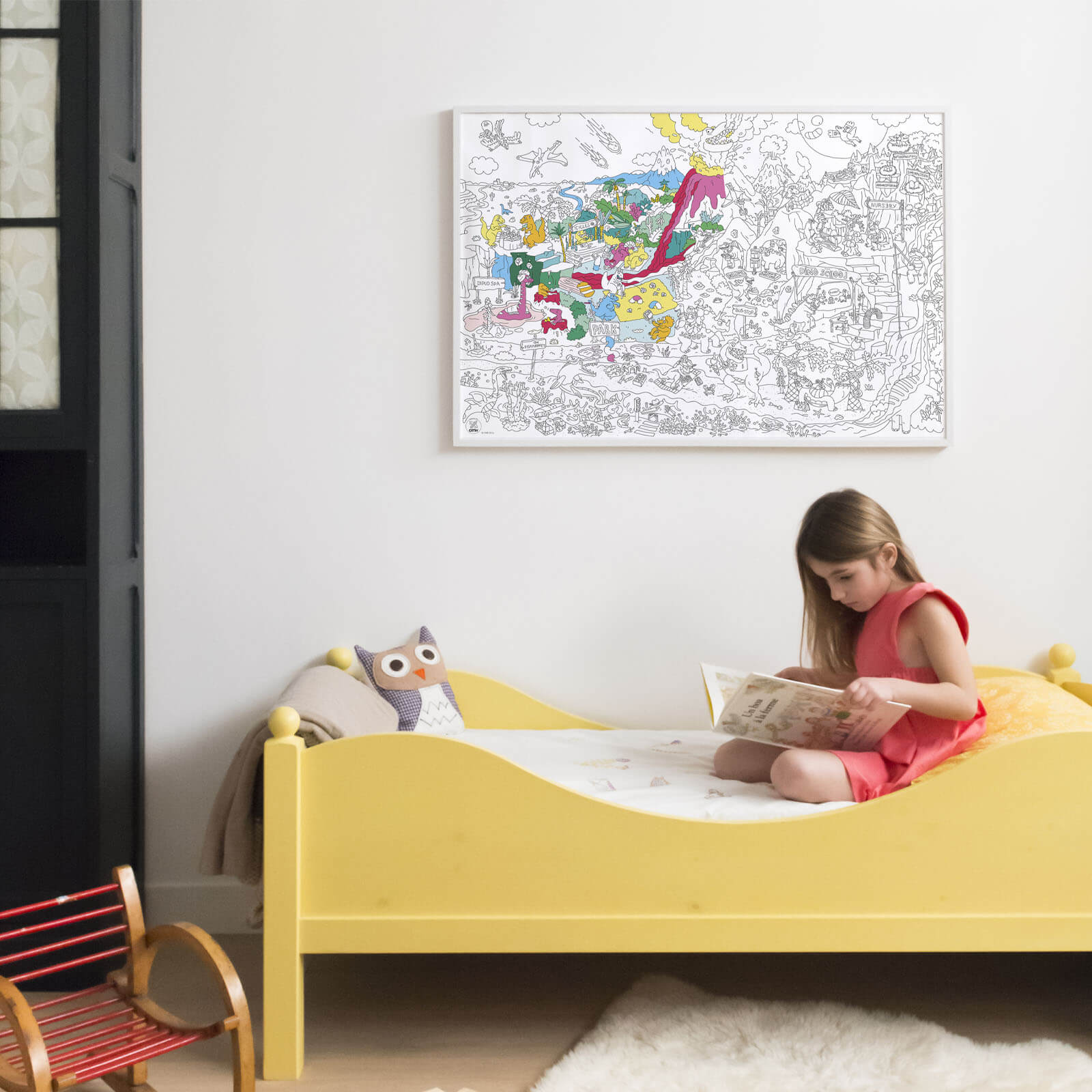 Colouring Poster - Dinosaurs