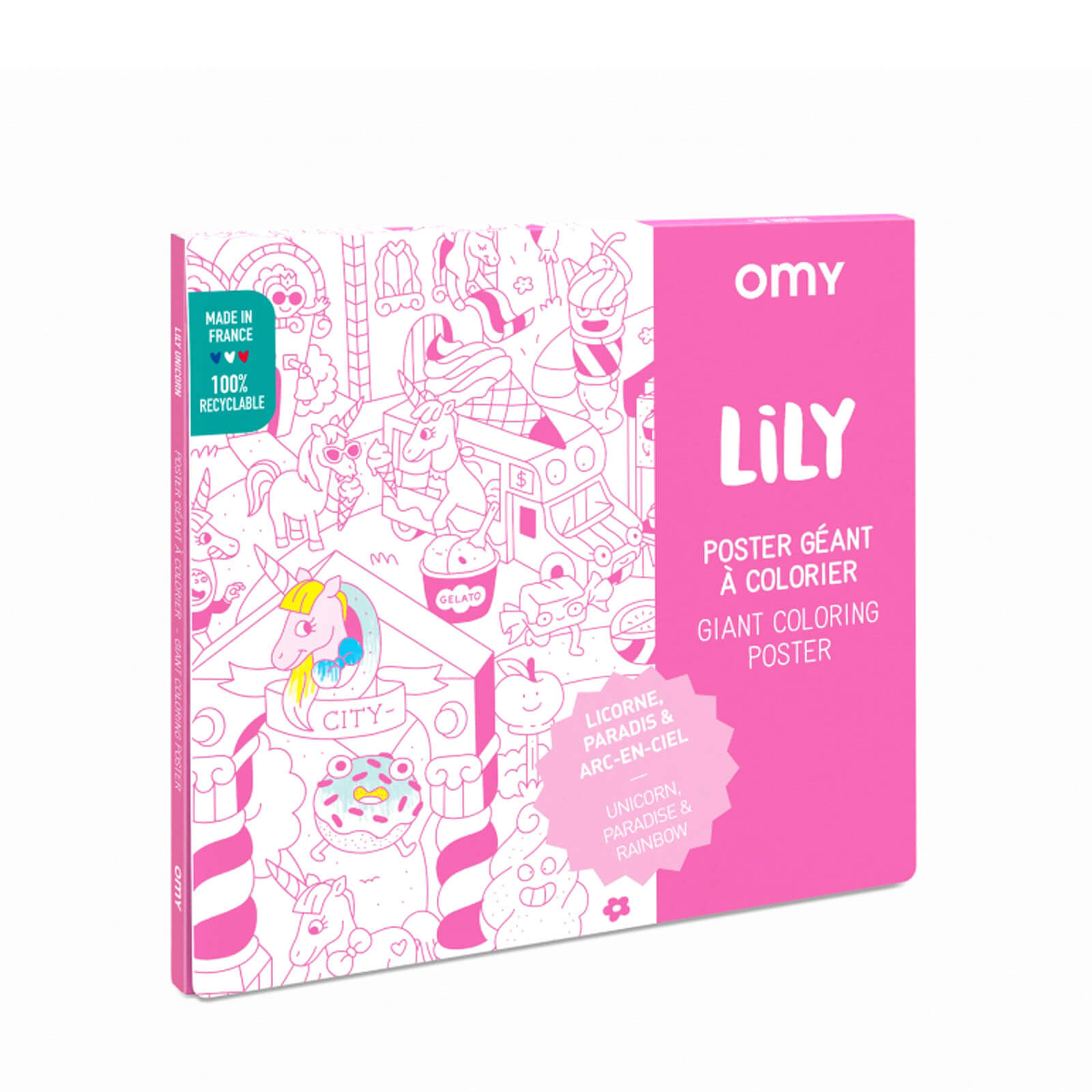 Omy Colouring Poster Lily Small Kins 