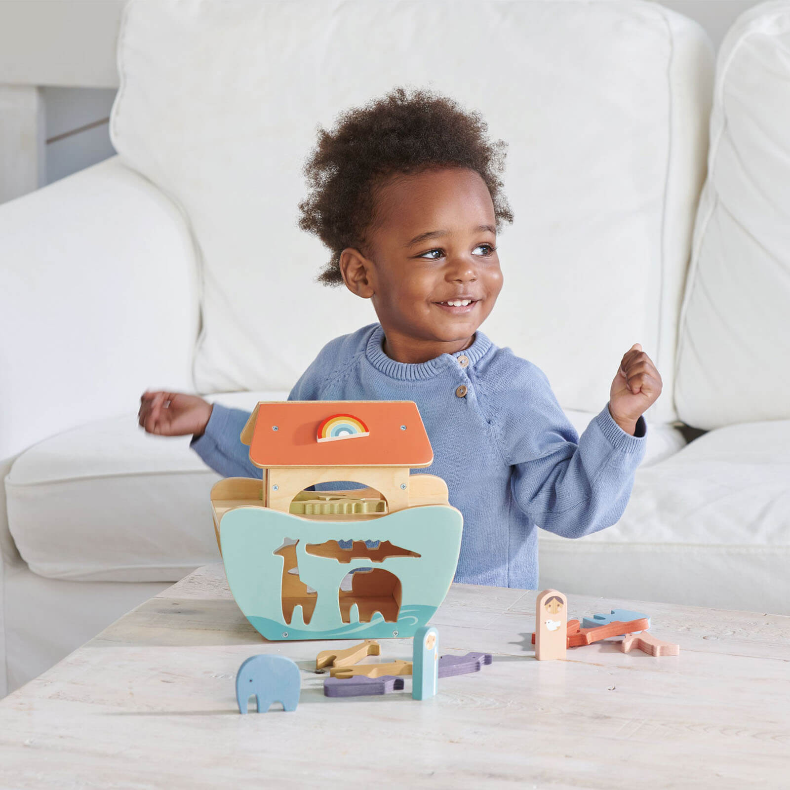 Little Wooden Noah's Ark