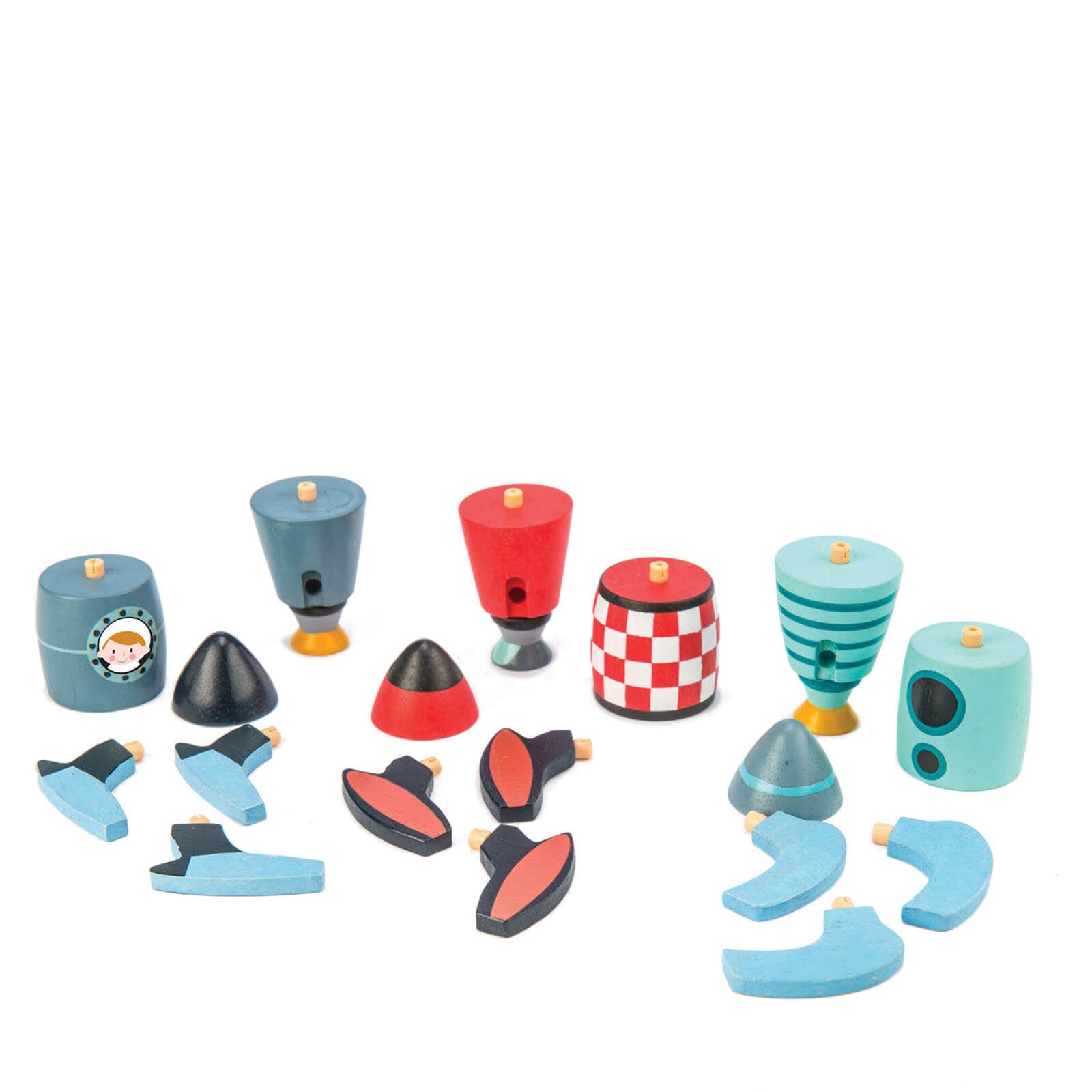 Rocket Construction Building Blocks